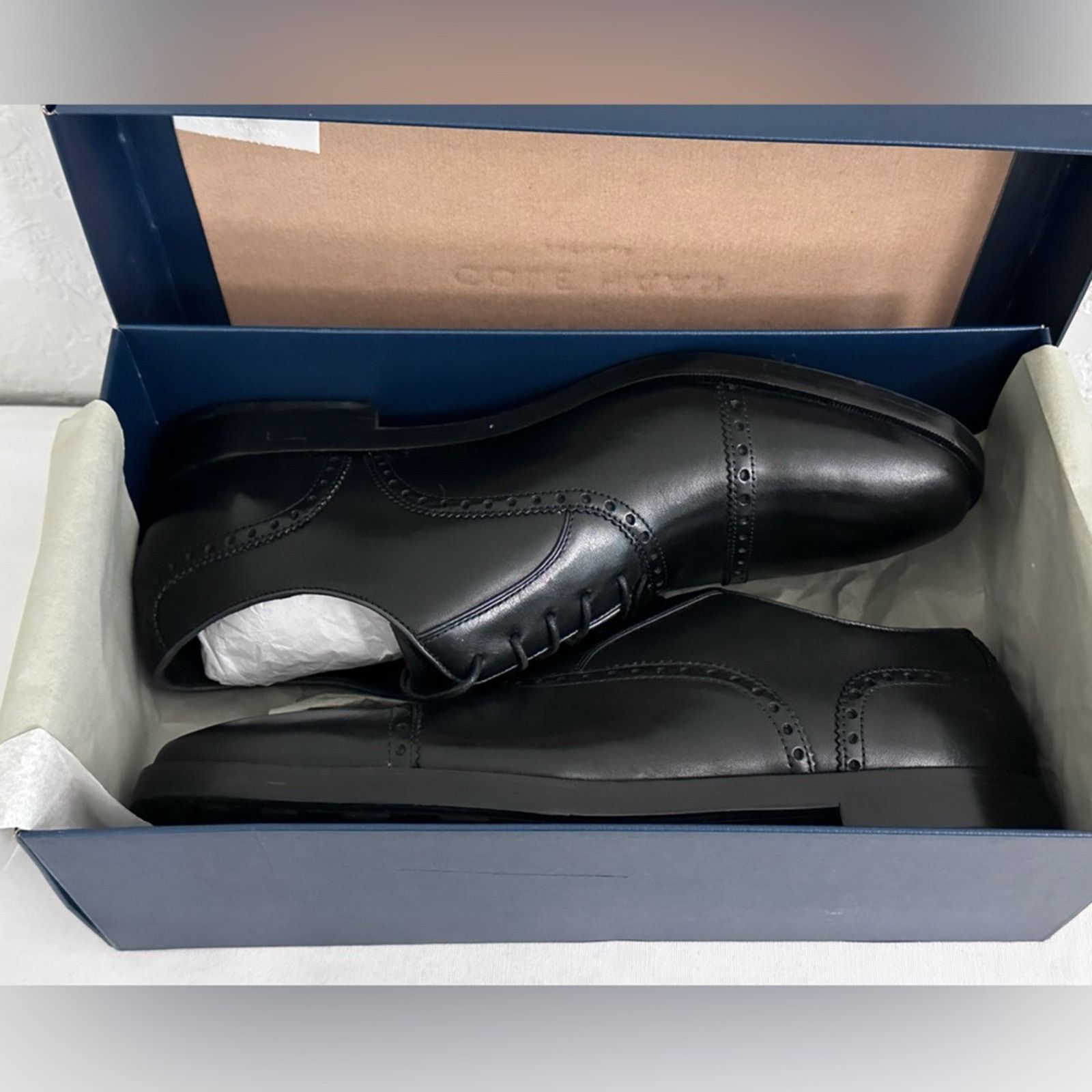 Cole Haan Cole Haan Hamilton Grand Cap Toe Oxford Men 11 Black Size US 11 / EU 44 - 9 Thumbnail