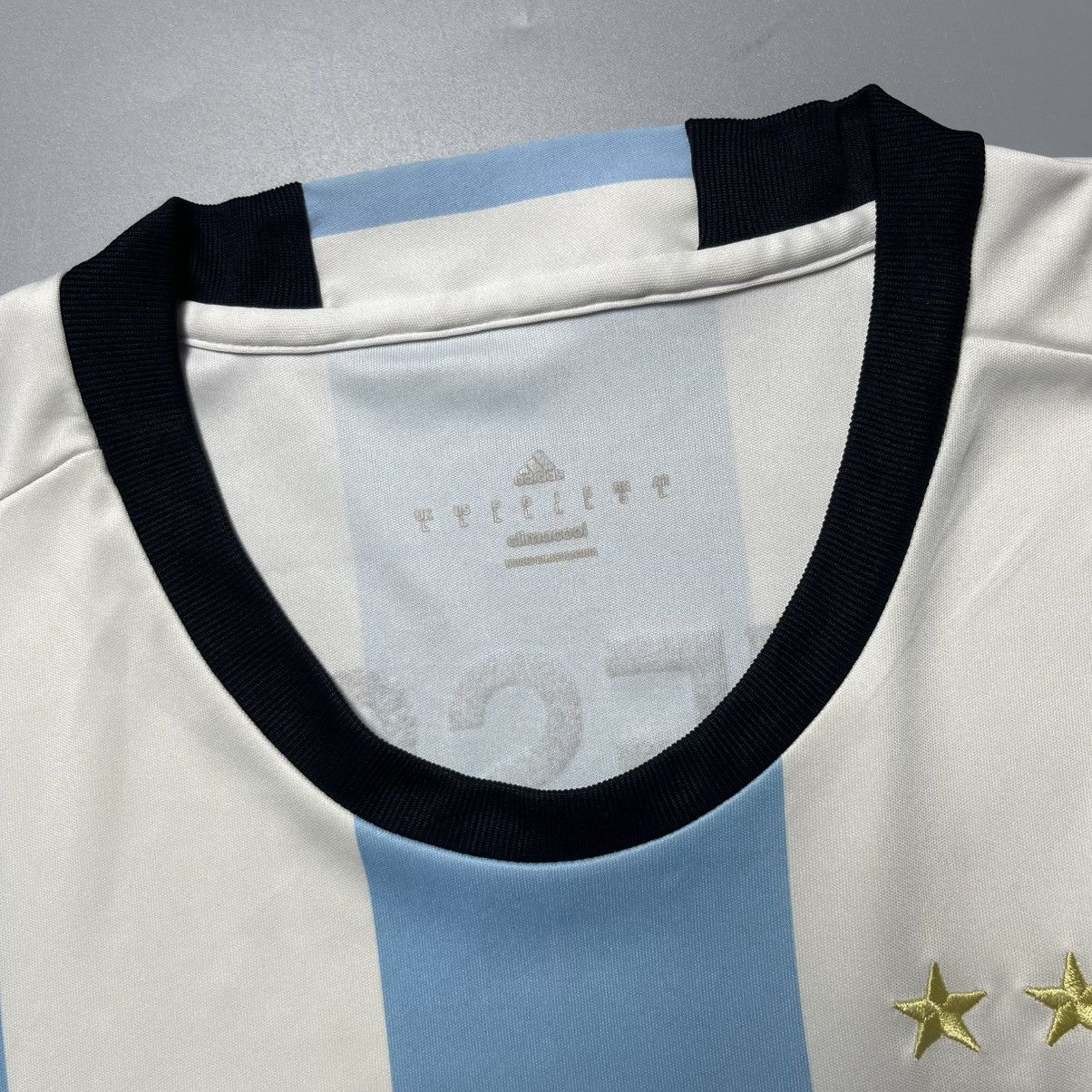 Adidas ARGENTINA ADIDAS 2016 COPA AMERICA FOOTBALL JERSEY #10 MESSI Size US L / EU 52-54 / 3 - 6 Thumbnail