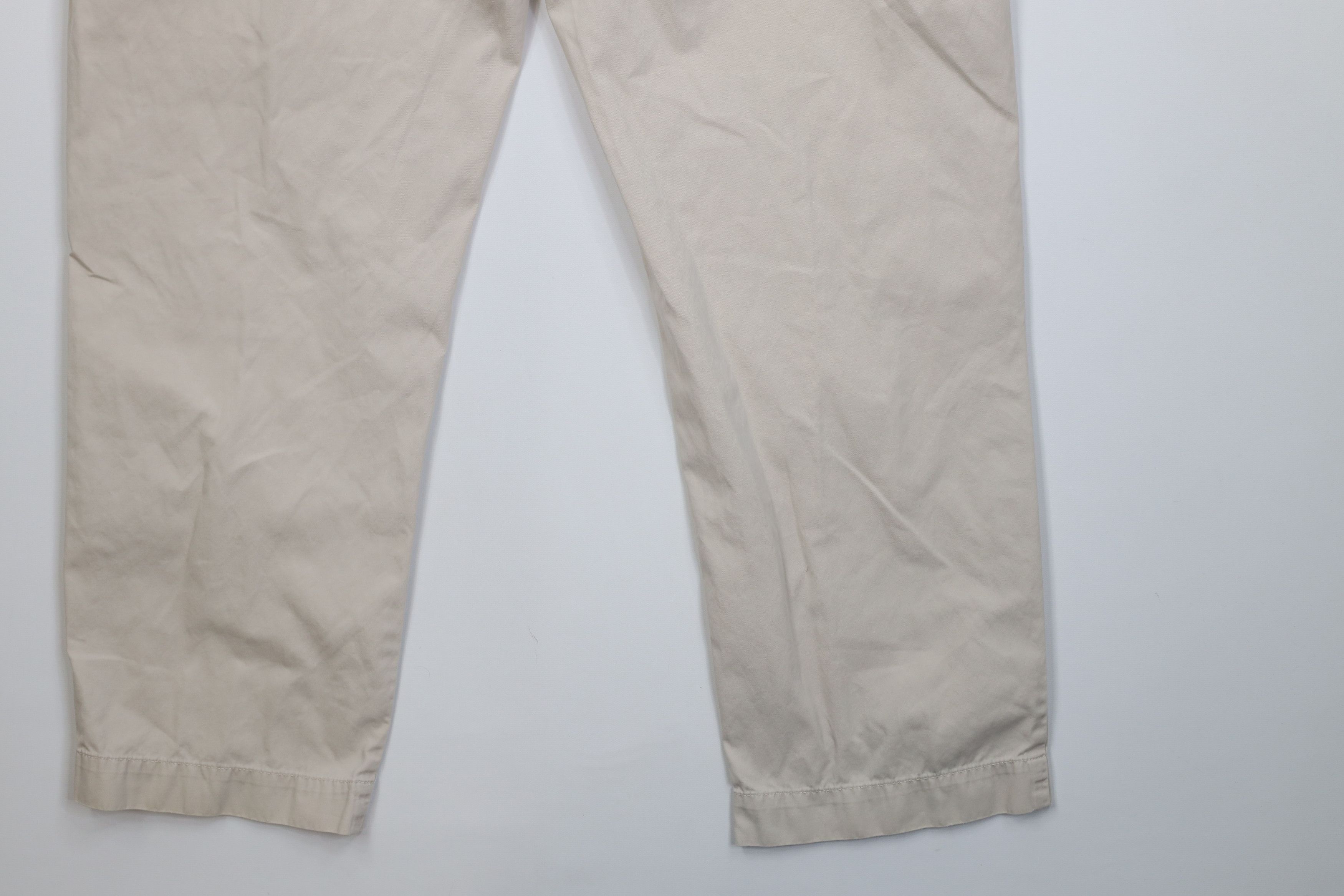 Ralph Lauren Vintage 90s Ralph Lauren Prospect Wide Leg Chino Pants Stone Size US 38 / EU 54 - 15 Thumbnail