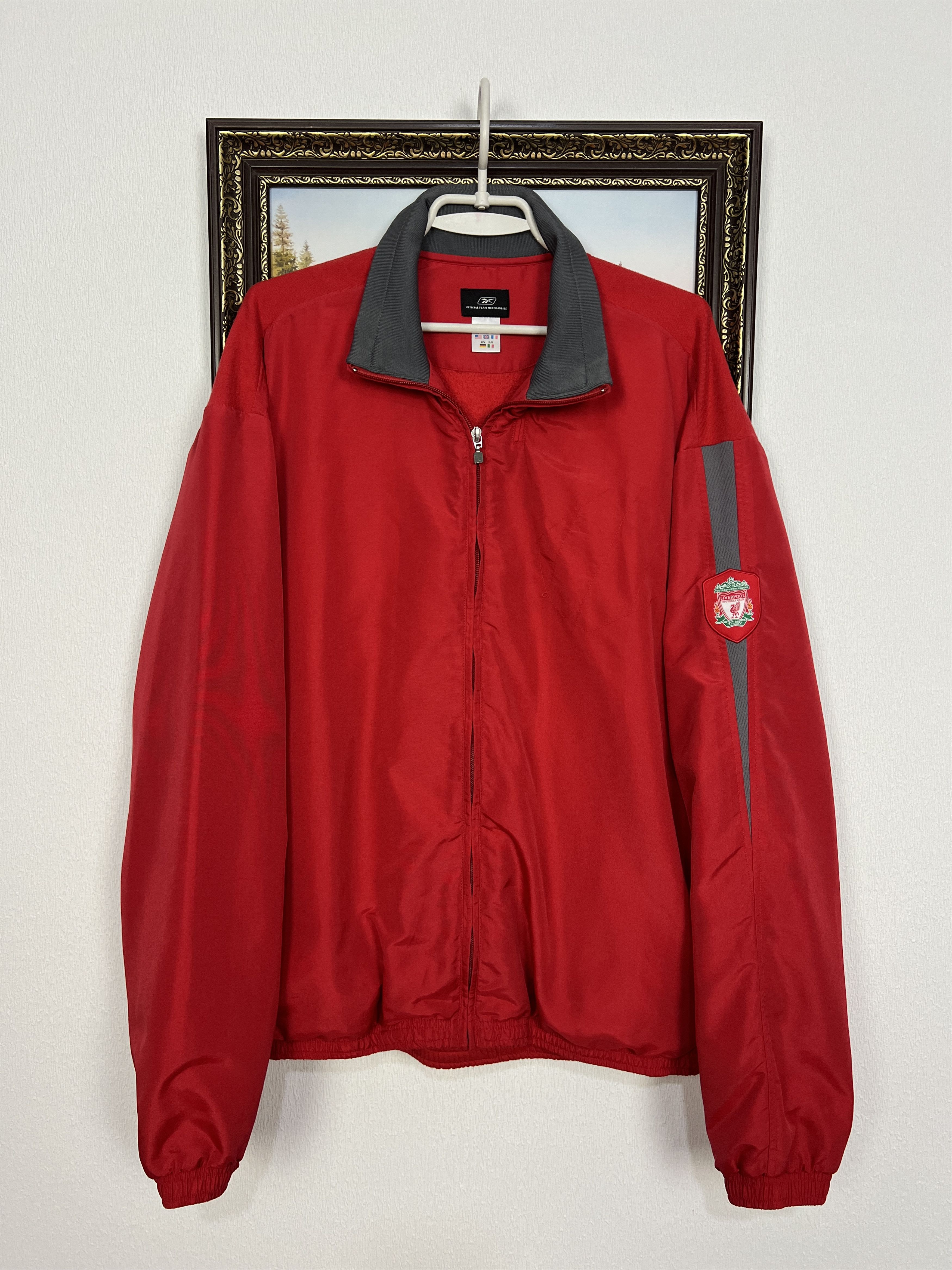Reebok Liverpool Football Train Jacket Windbreaker Track Top Size US L / EU 52-54 / 3 - 1 Thumbnail