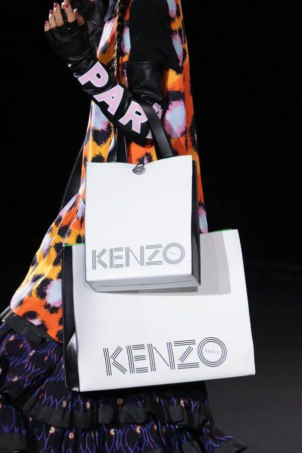 H&M × Kenzo KENZO X H&M Genuine Leather Tote Style Bag Size ONE SIZE - 22 Thumbnail