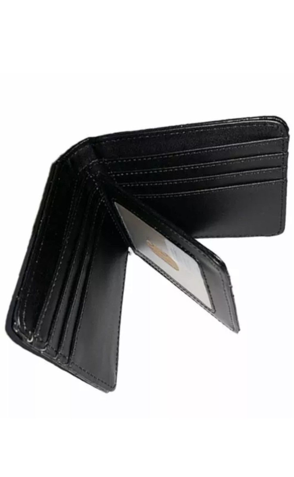 Other Longhorn Men’s Black Leather Western Bifold Wallet Size ONE SIZE - 2 Thumbnail