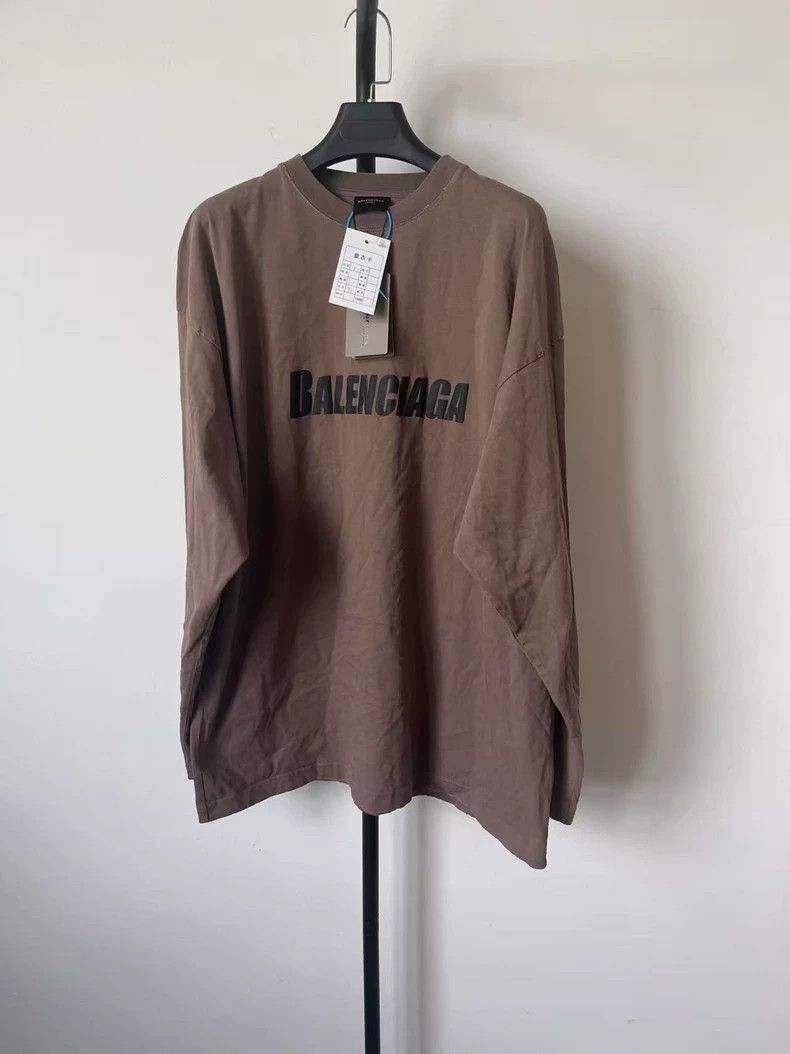 Balenciaga Balenciaga Casual Loose Letter Print Long Sleeve-yf Size US M / EU 48-50 / 2 - 1 Thumbnail
