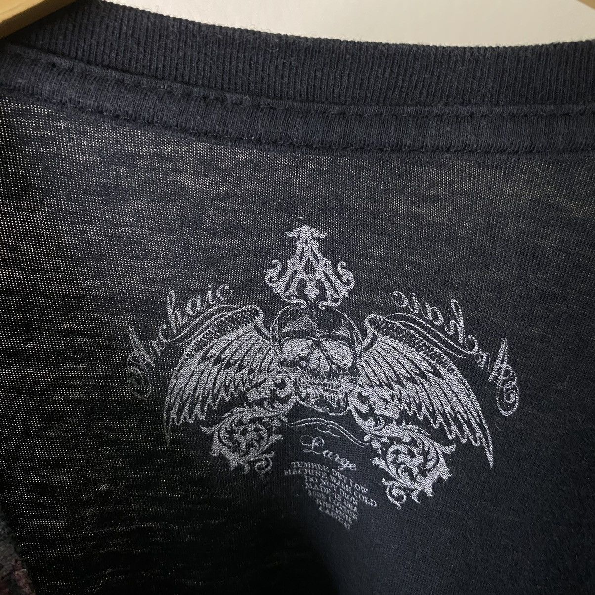 Affliction × Vintage Y2K Archaic Skulls Affliction Southpole Style Tee Size US XL / EU 56 / 4 - 4 Thumbnail