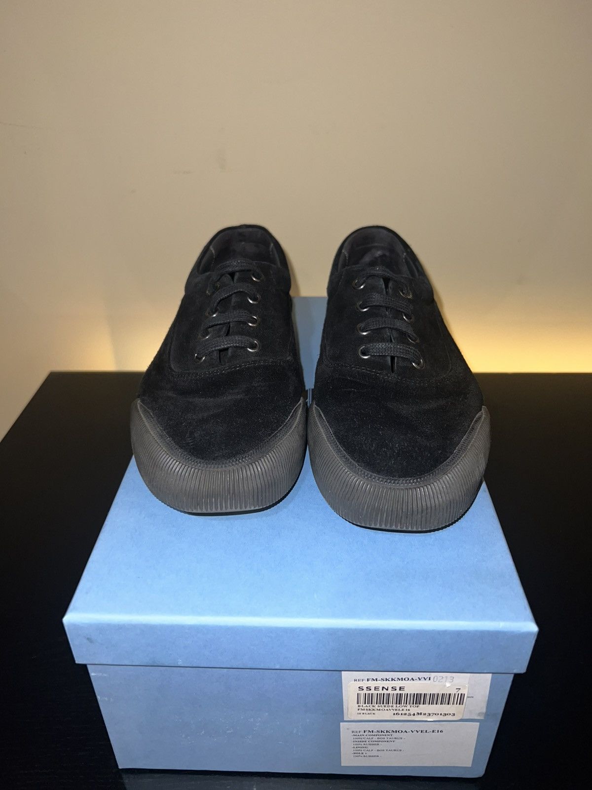 Lanvin Suede Low Top Sneaker Size US 7 / EU 40 - 2 Thumbnail