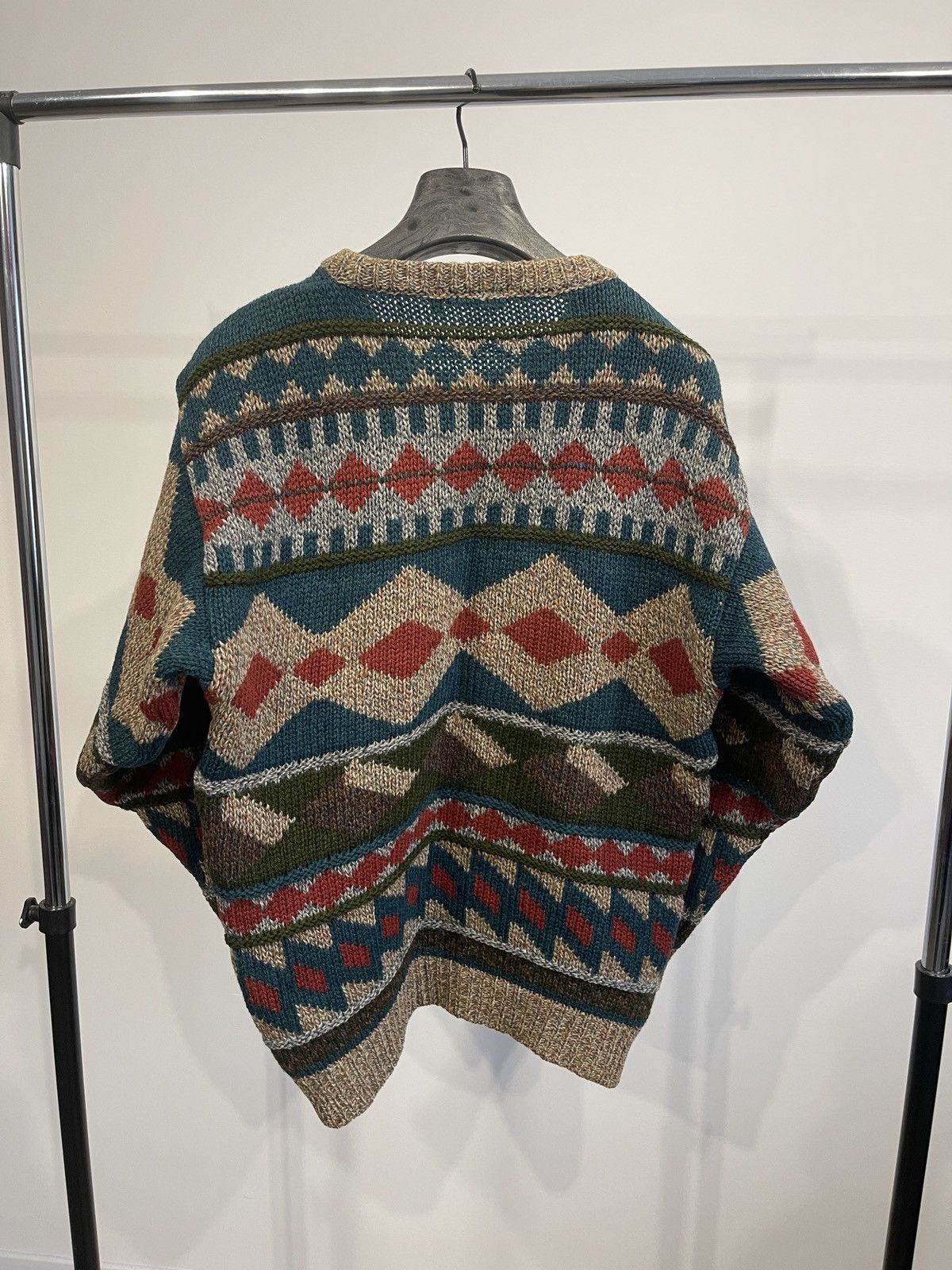 Designer × Vintage Gaeltarra Mens rare Nordic Wool Sweater knit jumper Ireland Size US L / EU 52-54 / 3 - 4 Thumbnail
