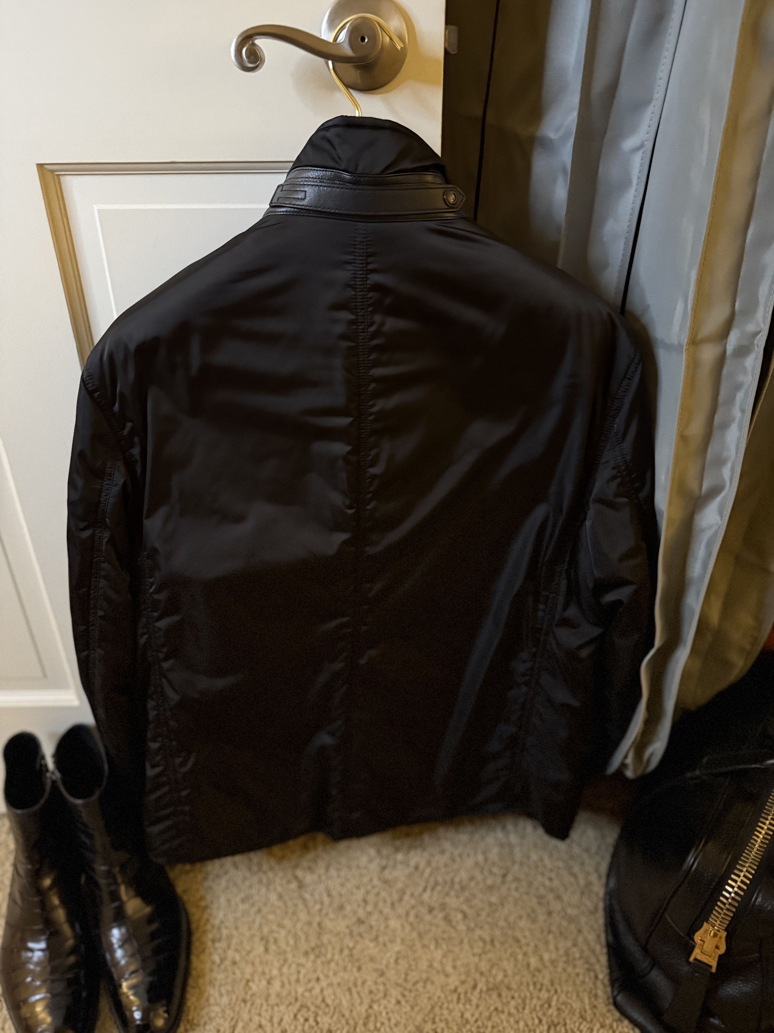 Tom Ford Best Dressed New $4,050 w/Tax Leather Accents Tech Jacket Size US L / EU 52-54 / 3 - 12 Thumbnail