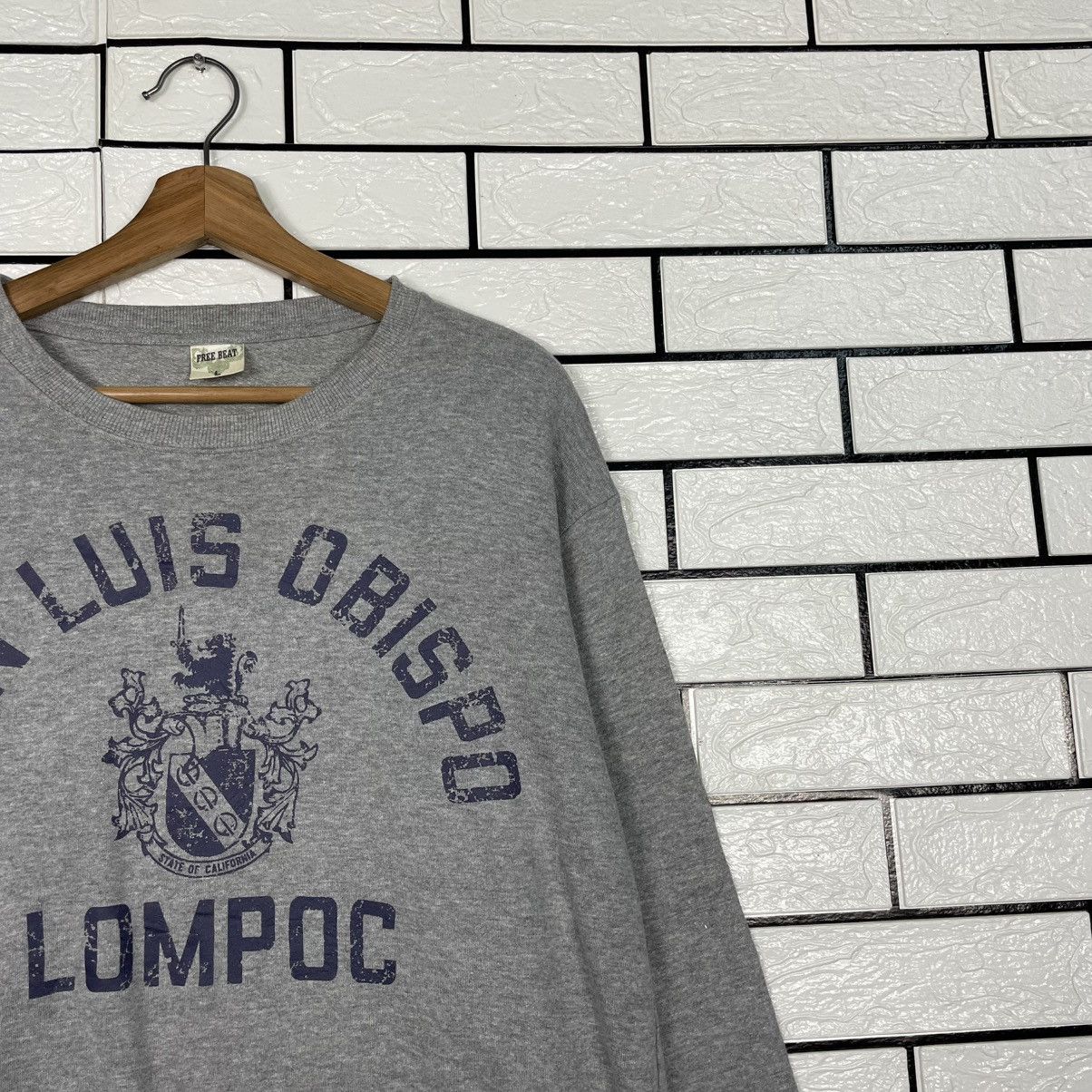 Japanese Brand San Luis Obispo Lompoc Crewneck Sweatshirt Size US M / EU 48-50 / 2 - 5 Thumbnail