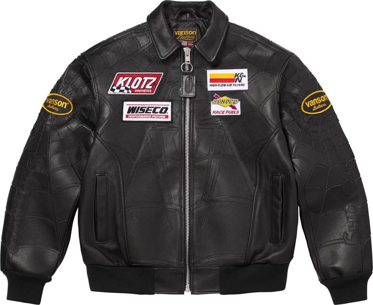 Supreme × Vanson Leathers Supreme/Vanson Leathers Hooded Work