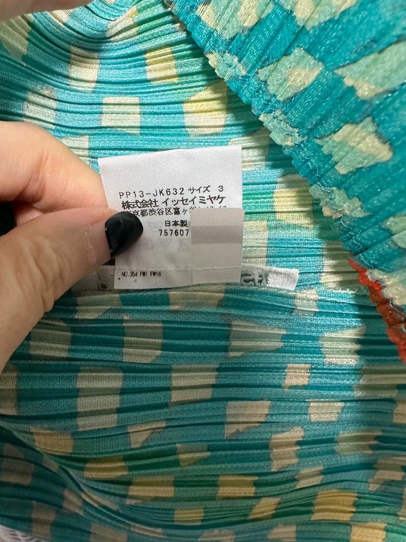 Issey Miyake Issey Miyake size:3 Blue Atlantis horizontal stripe top Size XS / US 0-2 / IT 36-38 - 3 Thumbnail