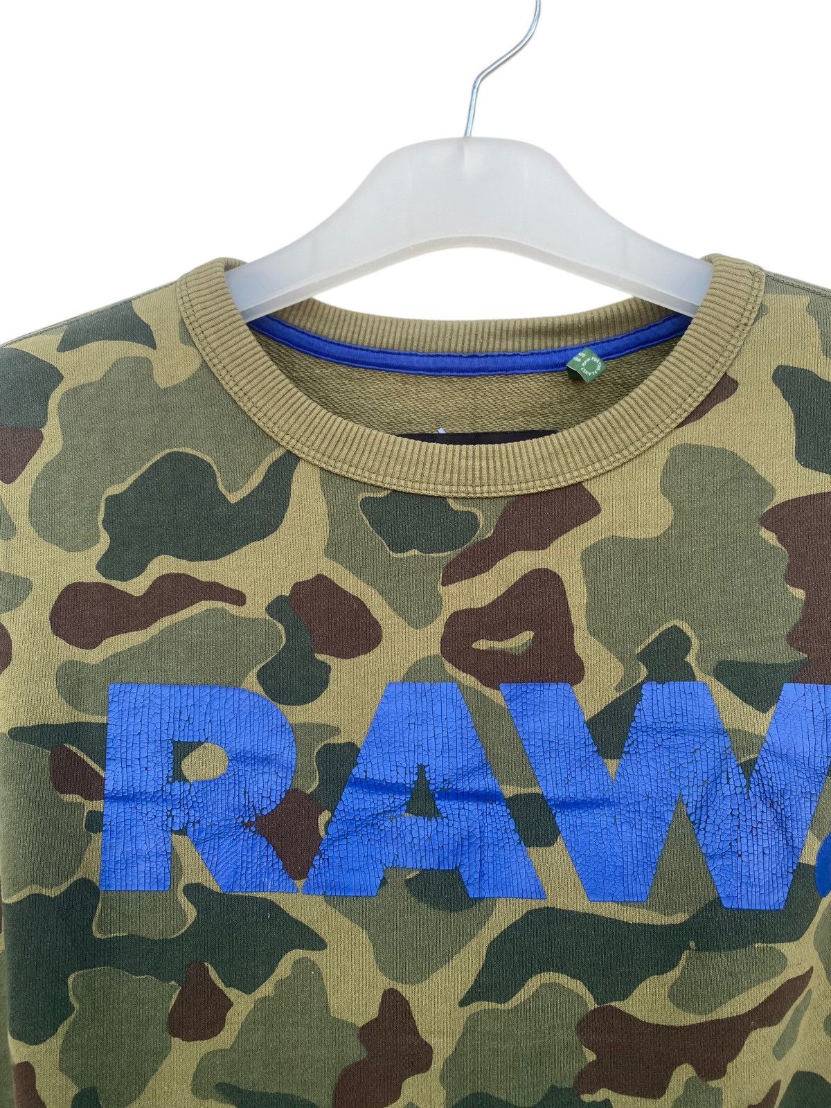 G-Star GSTAR CAMOUFLAG RAW SPELLOUT SWEATSHIRT Size US M / EU 48-50 / 2 - 3 Thumbnail