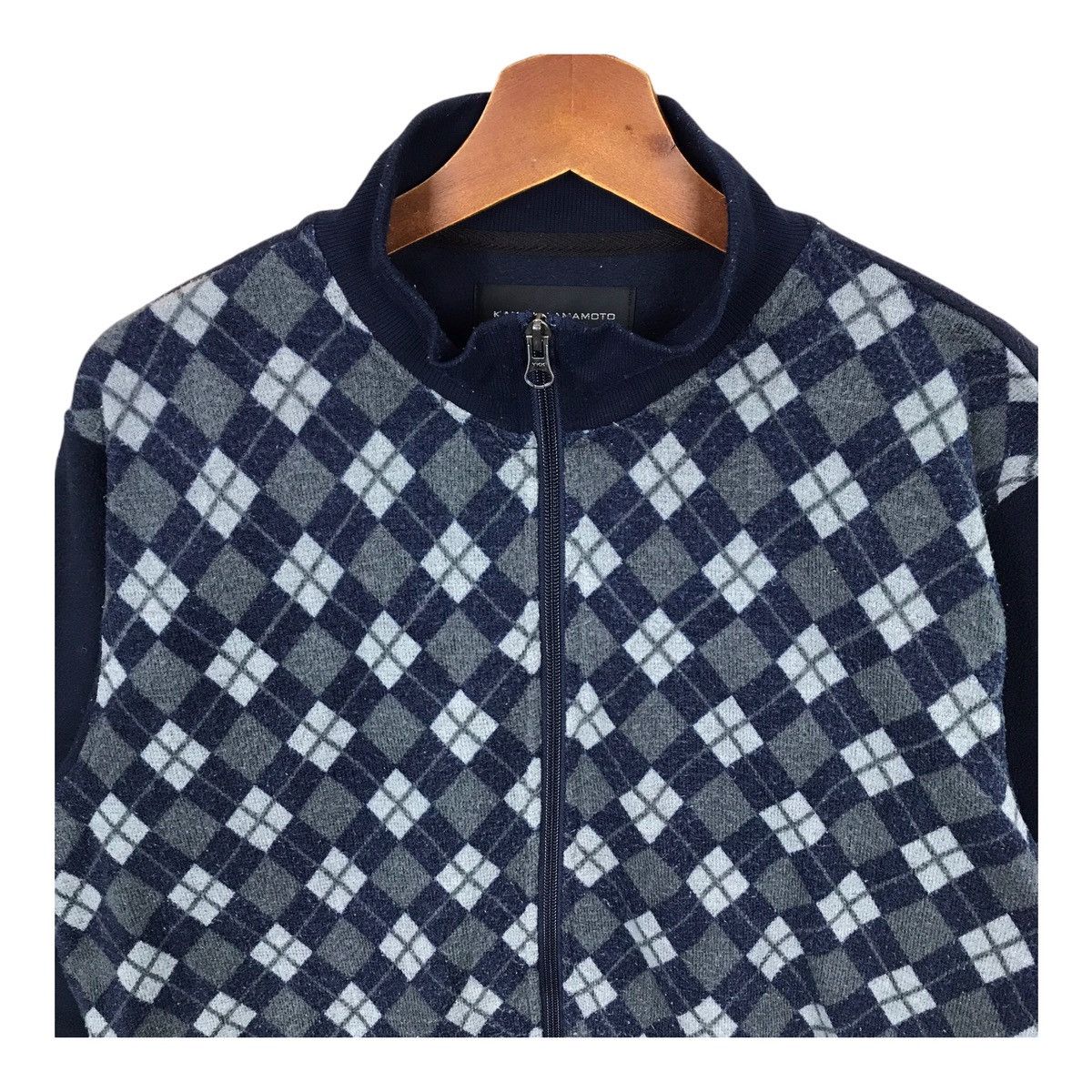 Japanese Brand × Kansai Yamamoto × Vintage Vintage Kansai Yamamoto Zip Up Fleece Jacket Size US M / EU 48-50 / 2 - 2 Thumbnail