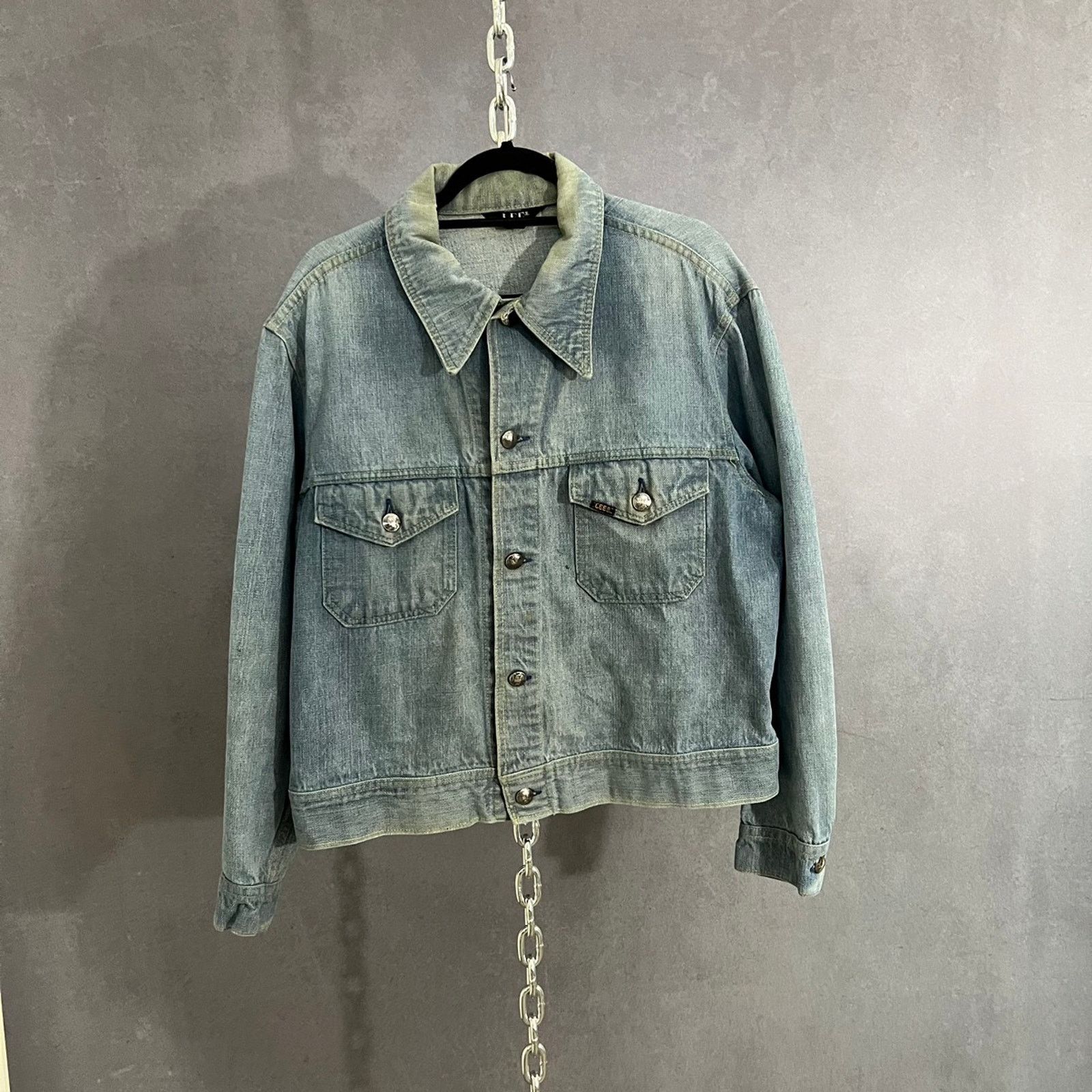 Lee × Vintage Vintage 70s Lee Mr denim jacket Mercury dime buttons Size US L / EU 52-54 / 3 - 1 Thumbnail