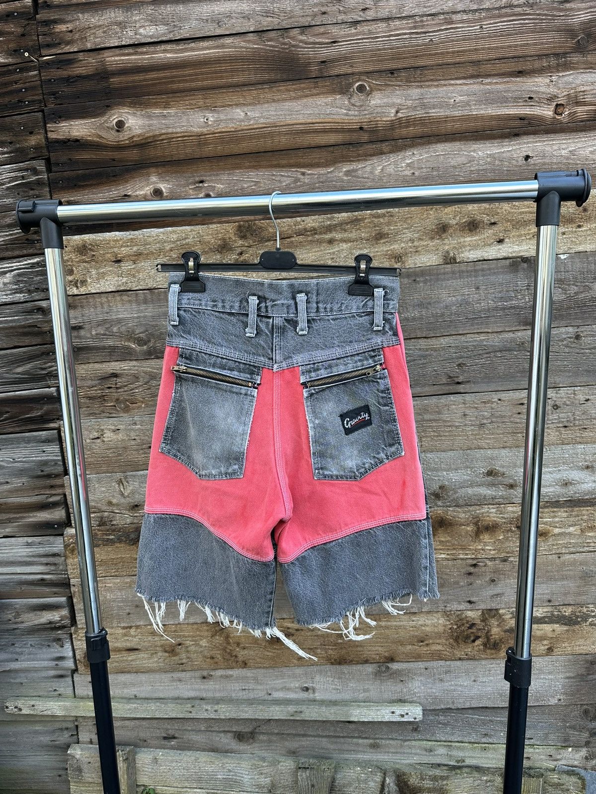 Japanese Brand Vintage Distressed Avant Garde Shorts Size US 28 / EU 44 - 2 Thumbnail