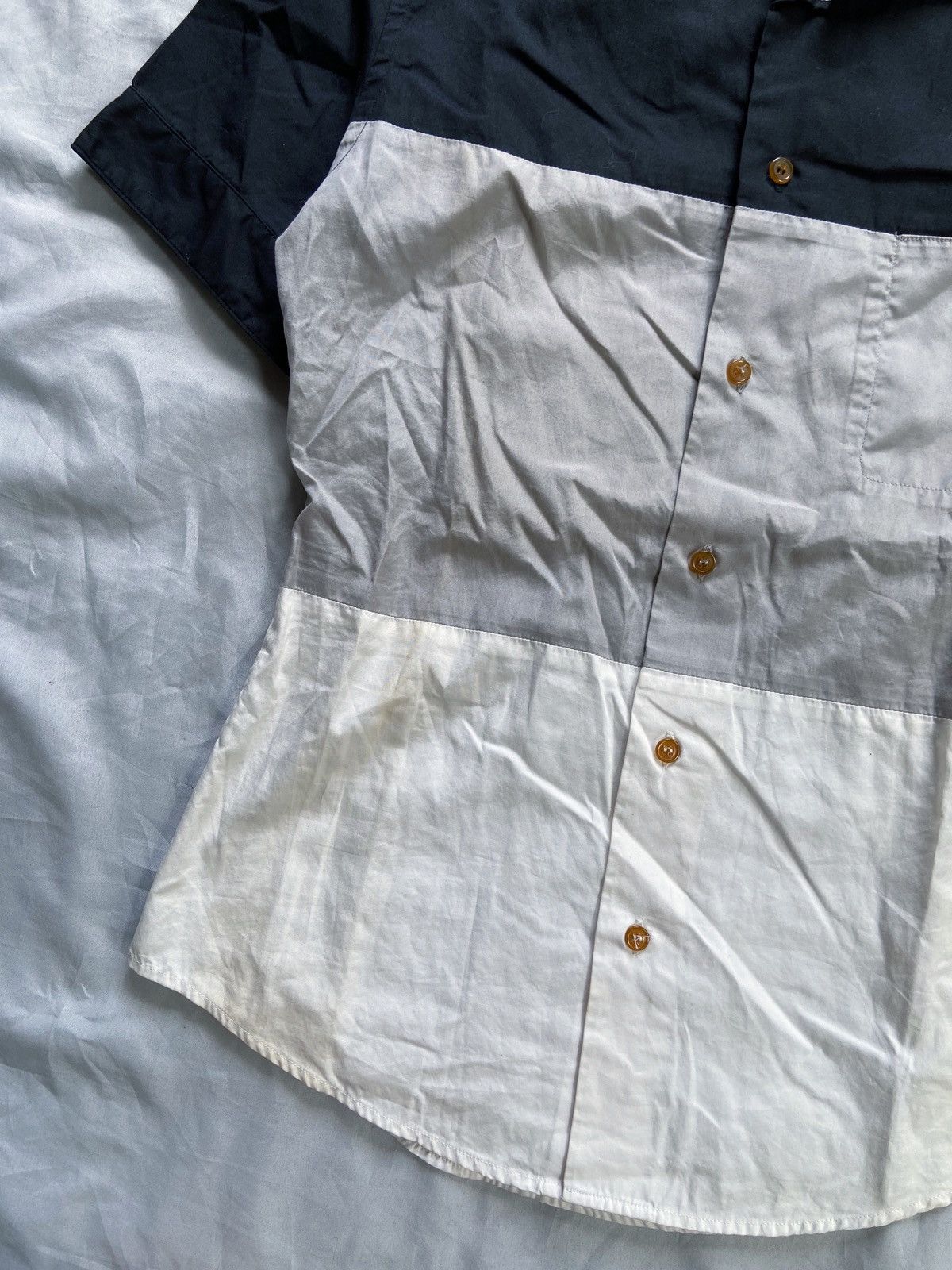 Vivienne Westwood VIVIENNE WESTWOOD MAN TRI COLORS BUTTON UP SHIRT Size US S / EU 44-46 / 1 - 5 Thumbnail