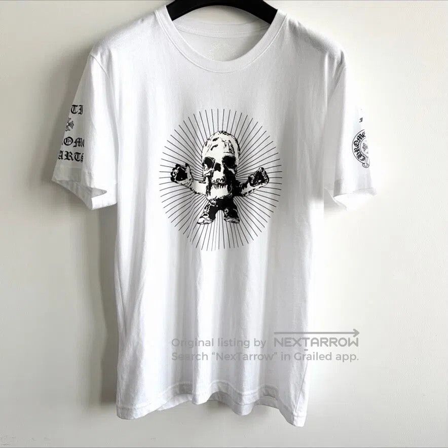 CHROME HEARTS Tシャツスカルビンテージ Chrome Hearts × Vintage Delete soon ! Vintage distress chrome
