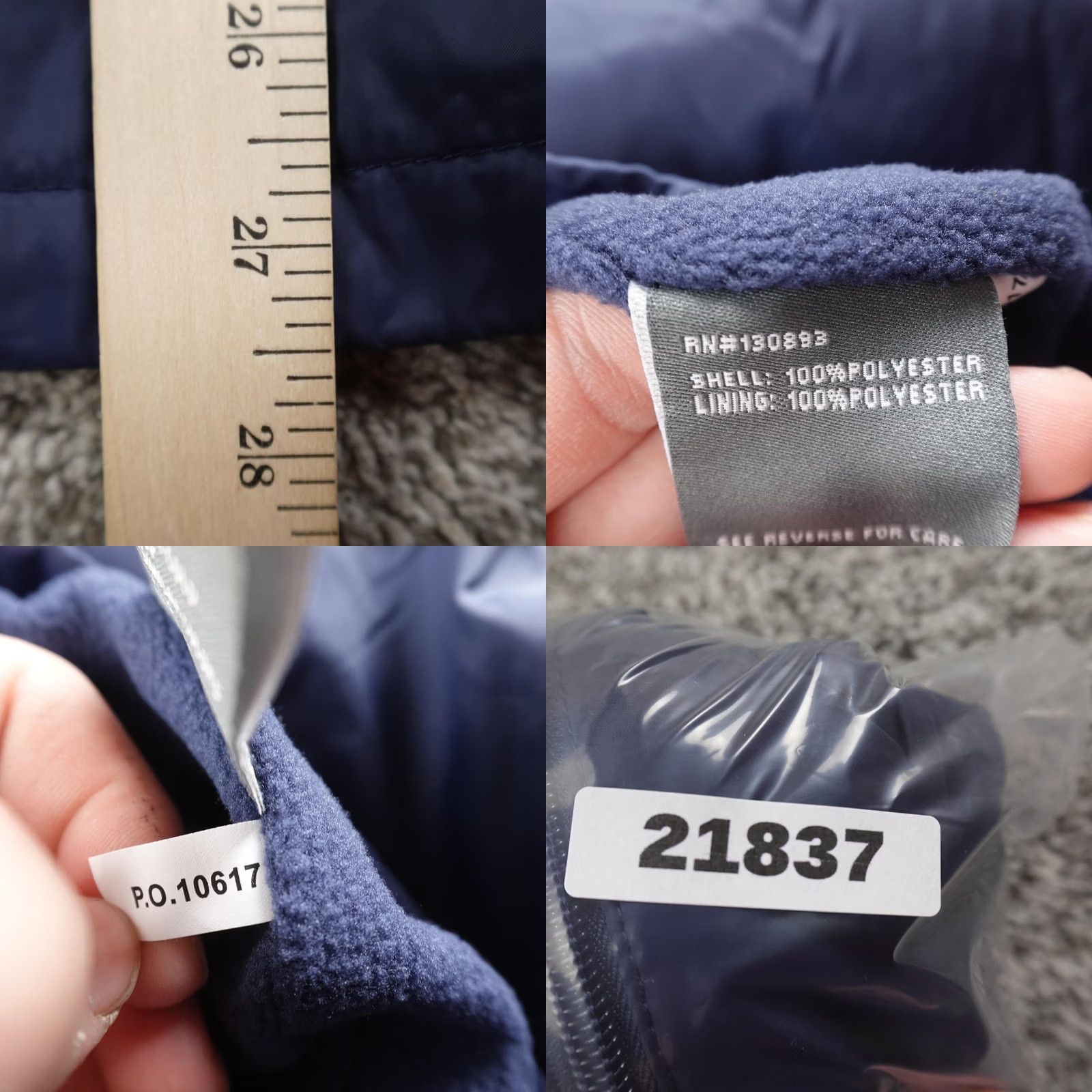 New Balance NEW Balance Jacket Mens L Blue Hooded Fleece Lined Windbreaker Outdoor Coat Size US L / EU 52-54 / 3 - 8 Thumbnail