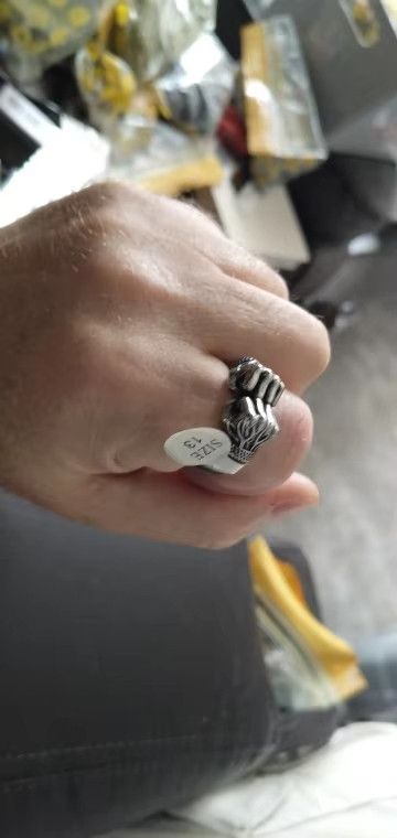 Jewelry Fist Power Ring Streetwear Jewelry Fashion Gift Size ONE SIZE - 4 Thumbnail