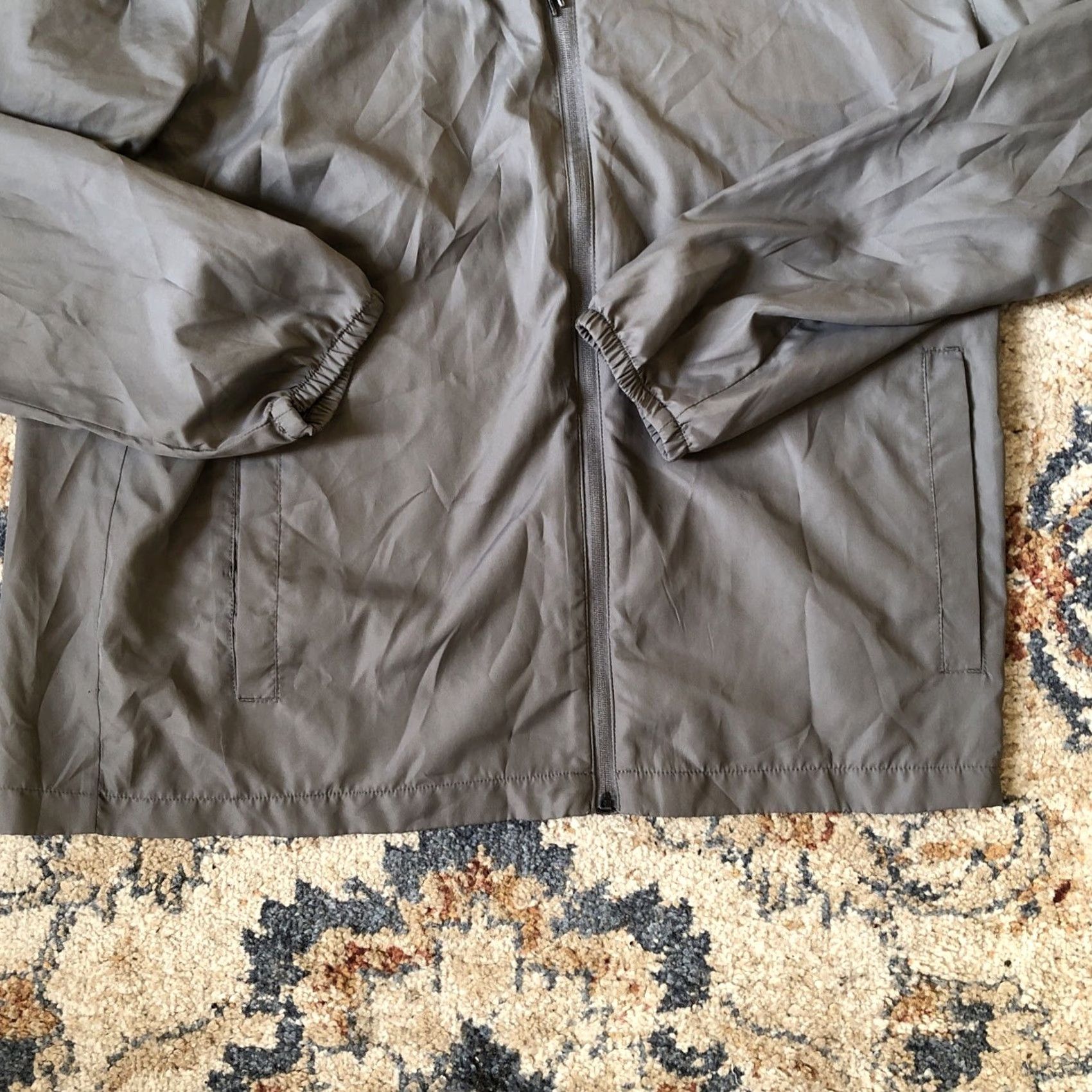 Billabong Billabong Jacket Mens M Gray Zip Up Hooded Lightweight Outerwear Windbreaker Full Zip Casual Travel Size US M / EU 48-50 / 2 - 5 Thumbnail