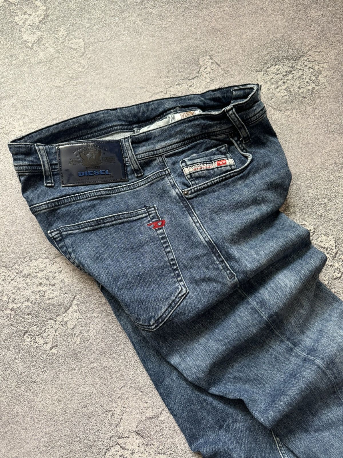 Diesel × Diesel Black Gold Diesel 33/32 blue denim pant trouser Jean chino y2k Size US 33 - 16 Thumbnail