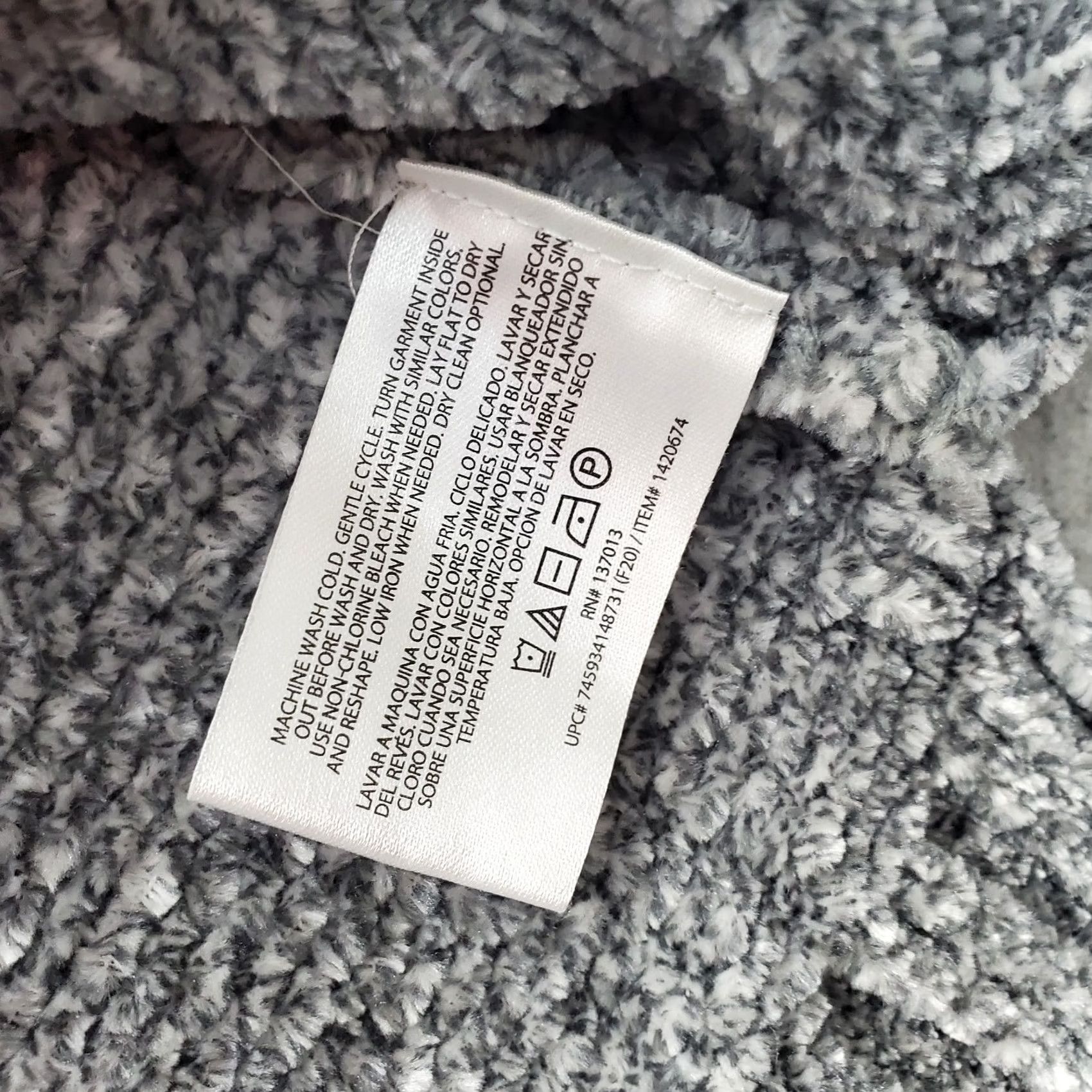 Orvis Orvis Sweater Womens Size S Gray Raglan Sleeve V-Neck Pullover High-Low Slit Knit-Cable Knitwear Casual Size S / US 4 / IT 40 - 6 Thumbnail