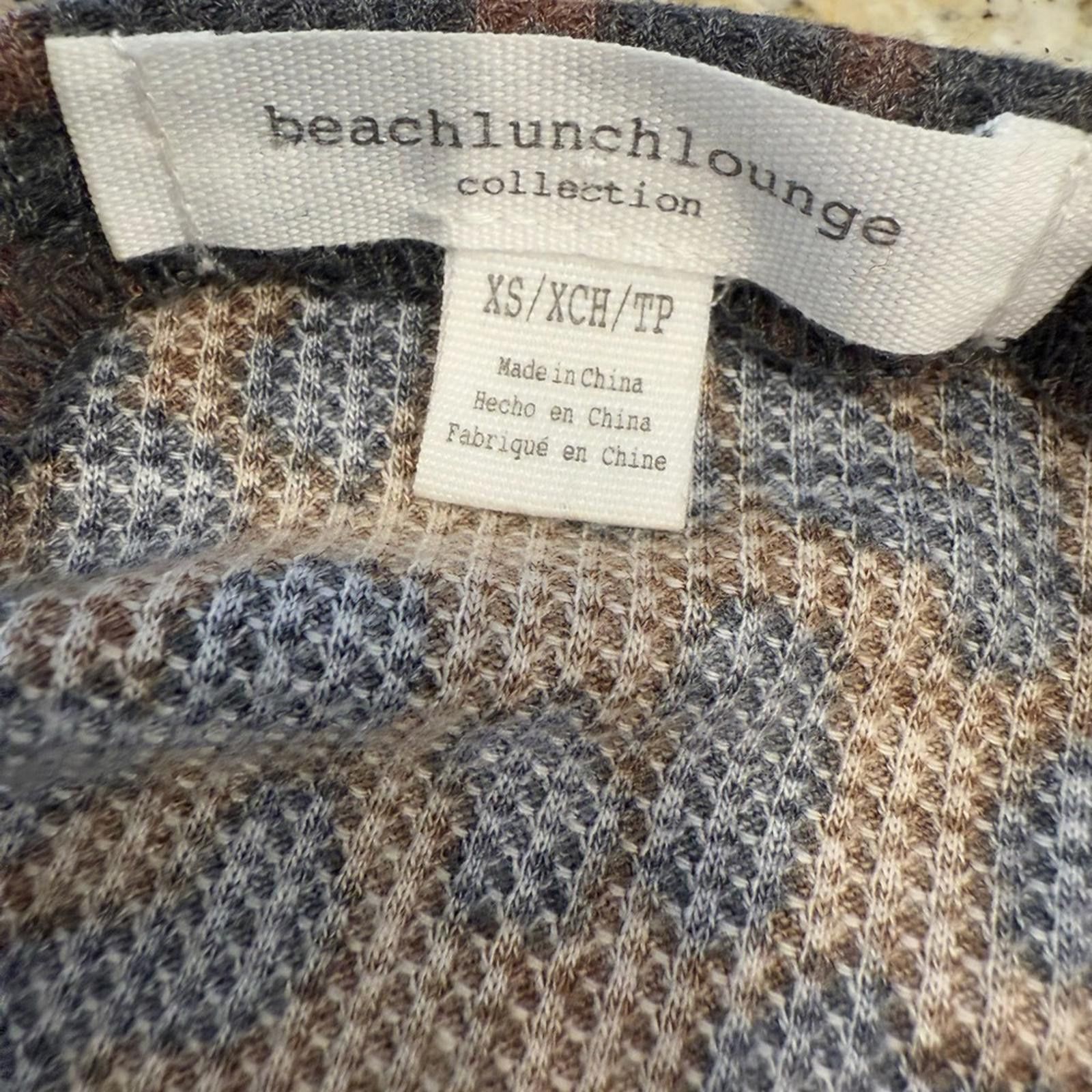 Other Beachlunchlounge waffle leopard print mock turtleneck SZ XS Size XS / US 0-2 / IT 36-38 - 4 Thumbnail