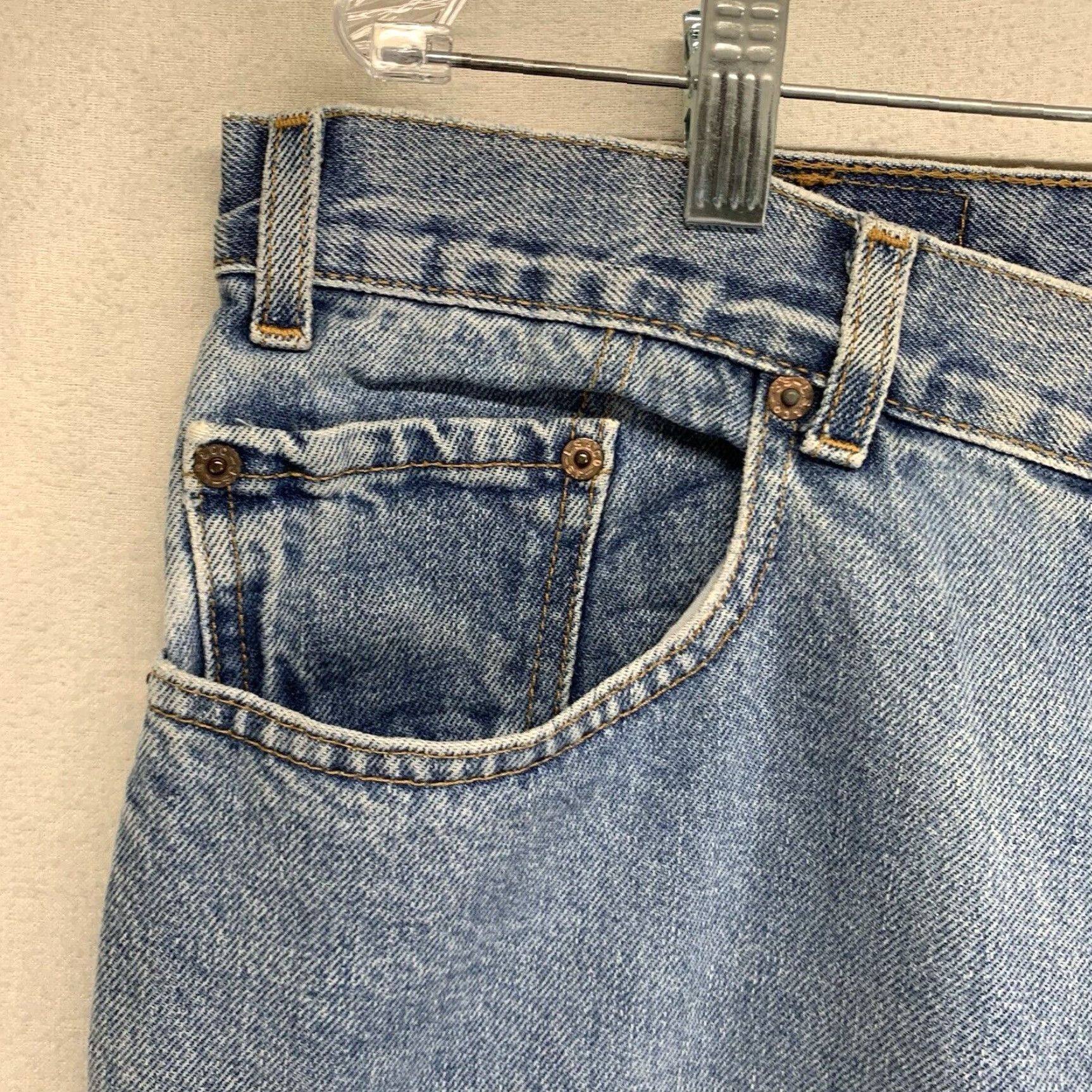 Levi's VINTAGE Levi's 550 Jeans Men’s 38x32 Relaxed Fit Tapered Blue Denim 90s Americana Size US 38 / EU 54 - 6 Thumbnail