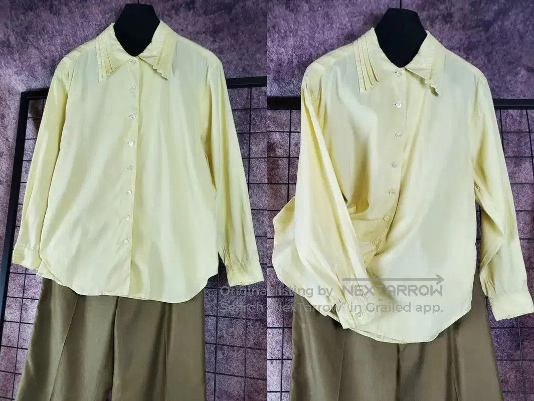 Other Dior Men's Yellow Long Sleeve Cotton Shirt . Size US M / EU 48-50 / 2 - 1 Thumbnail