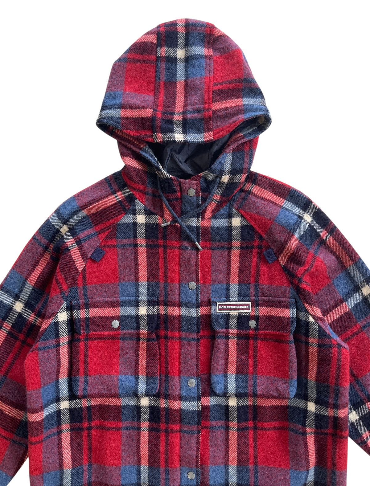 Vintage Vintage Mcgregor Hooded Flannel Jacket Size US M / EU 48-50 / 2 - 2 Thumbnail