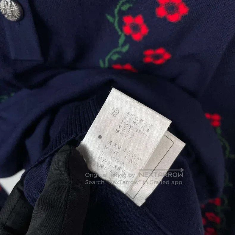 Chanel Chanel Floral pattern dark blue sweater Size XS / US 0-2 / IT 36-38 - 6 Thumbnail