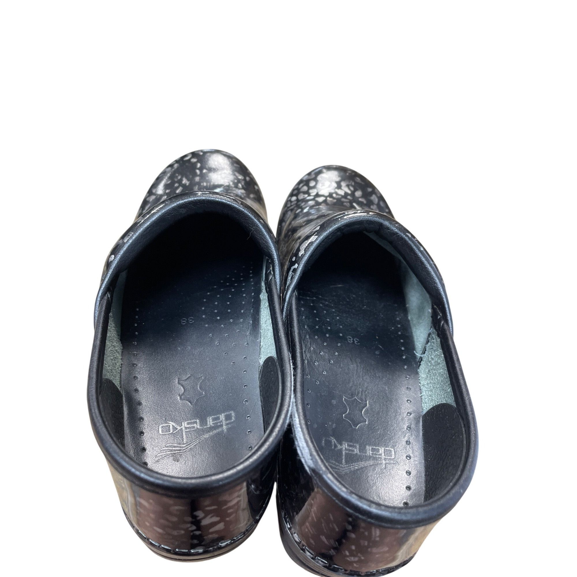Dansko Dansko Womens black gray Professional Clogs Mules nursing sh Size US 8 / IT 38 - 7 Thumbnail