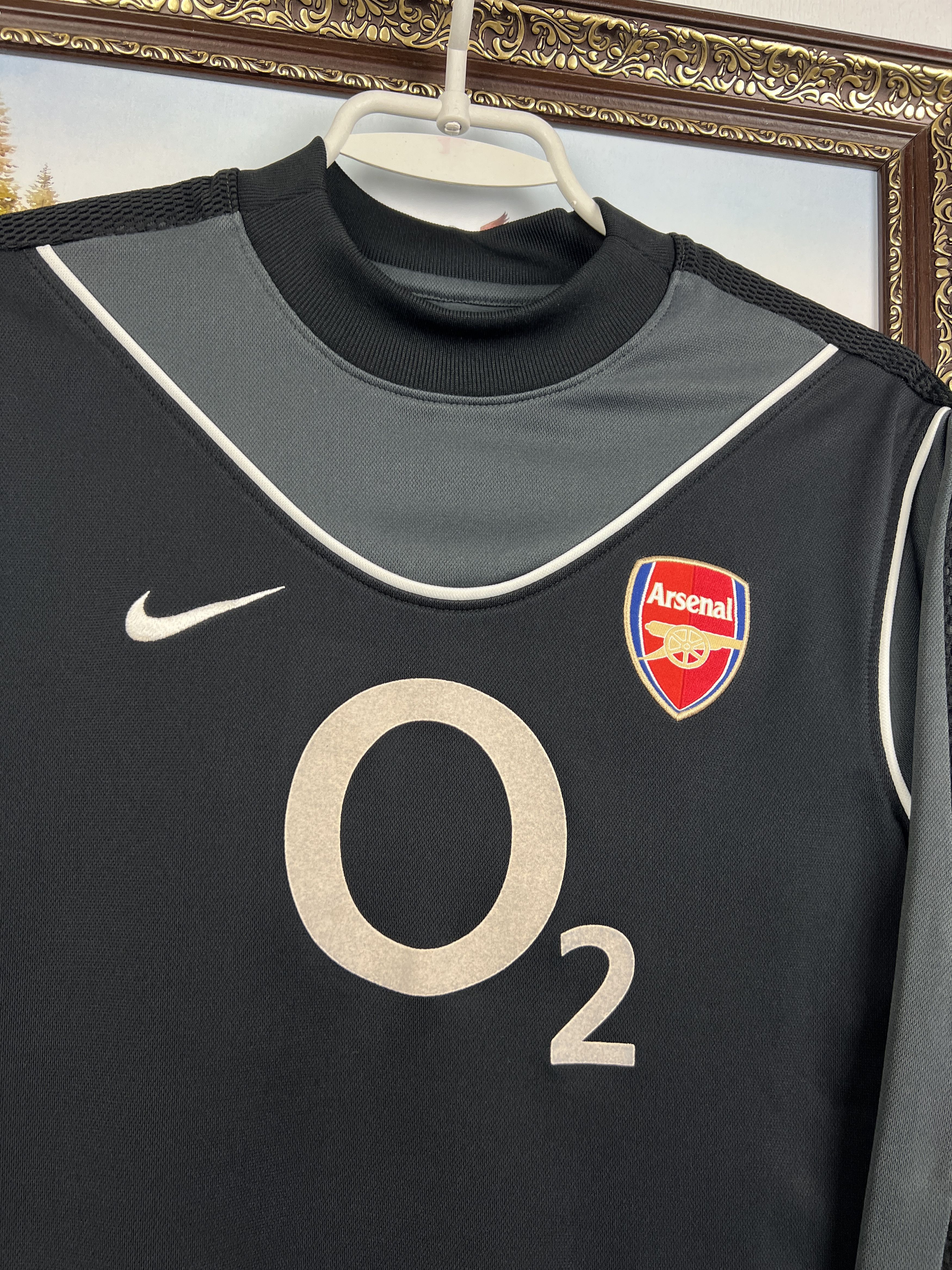 Nike Arsenal Goalkeeper shirt Soccer #1 Lehmann Jersey Sz Boys M Size US XXS / EU 40 - 4 Thumbnail