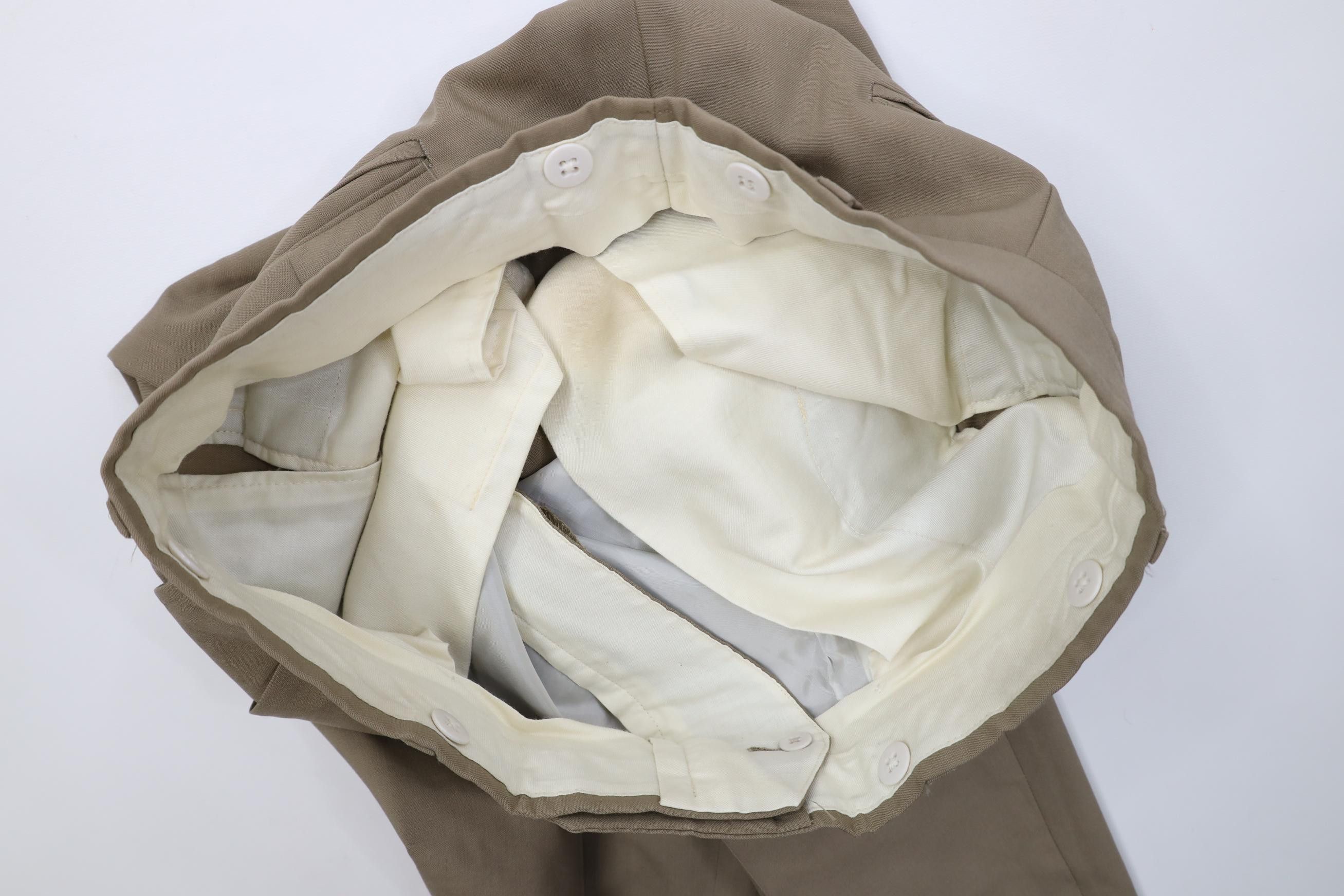 Vintage Vintage 90s Streetwear Gabardine Knit Wide Leg Chino Pants Size US 34 / EU 50 - 9 Thumbnail