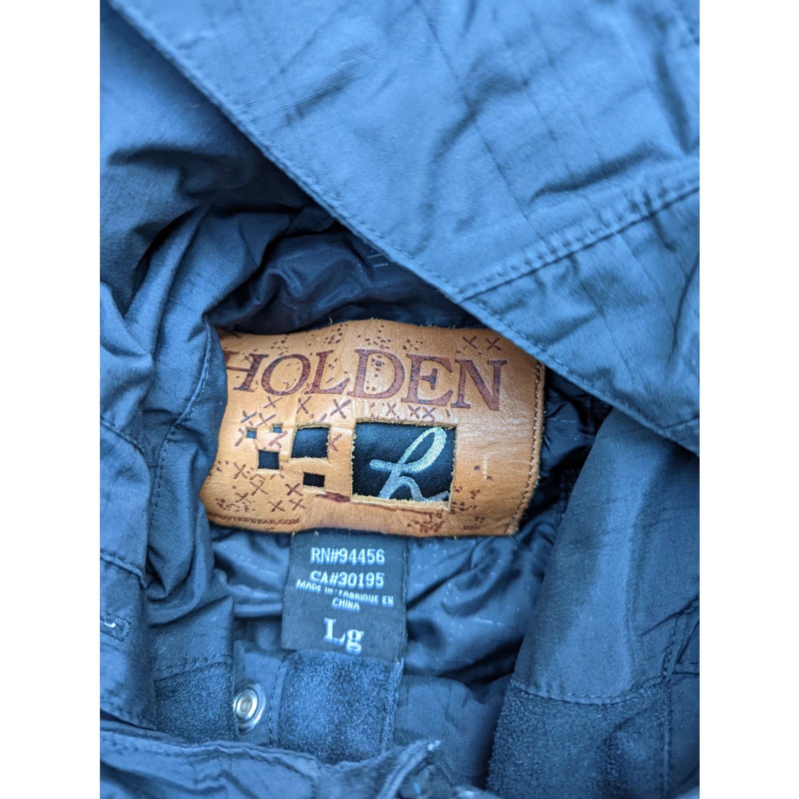 Vintage HOLDEN all weather Jacket - Black - L - Lightweight Windbreaker Winter Outdoor Women's Jacket Size L / US 10 / IT 46 - 4 Thumbnail