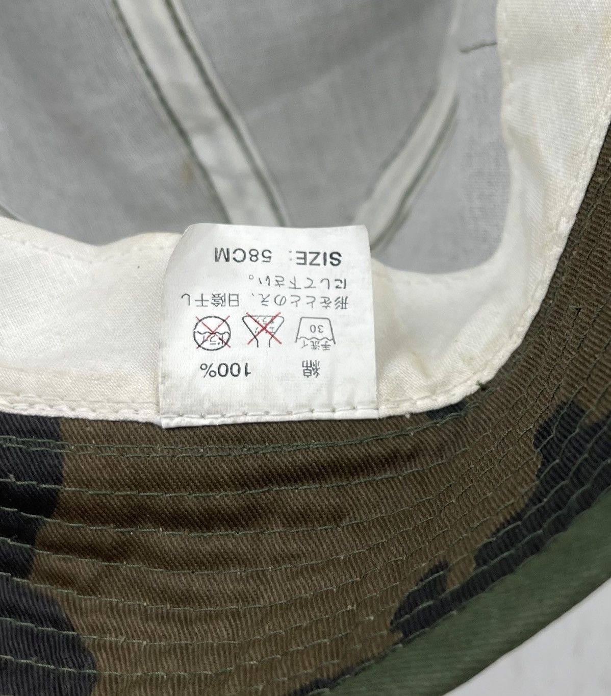Japanese Brand × Vintage vintage camo bucket hat tc40 Size ONE SIZE - 4 Thumbnail