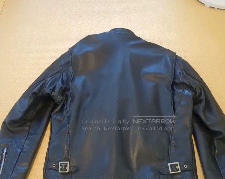 Schott Schott Straight stand-up collar leather jacket Size US L / EU 52-54 / 3 - 3 Thumbnail