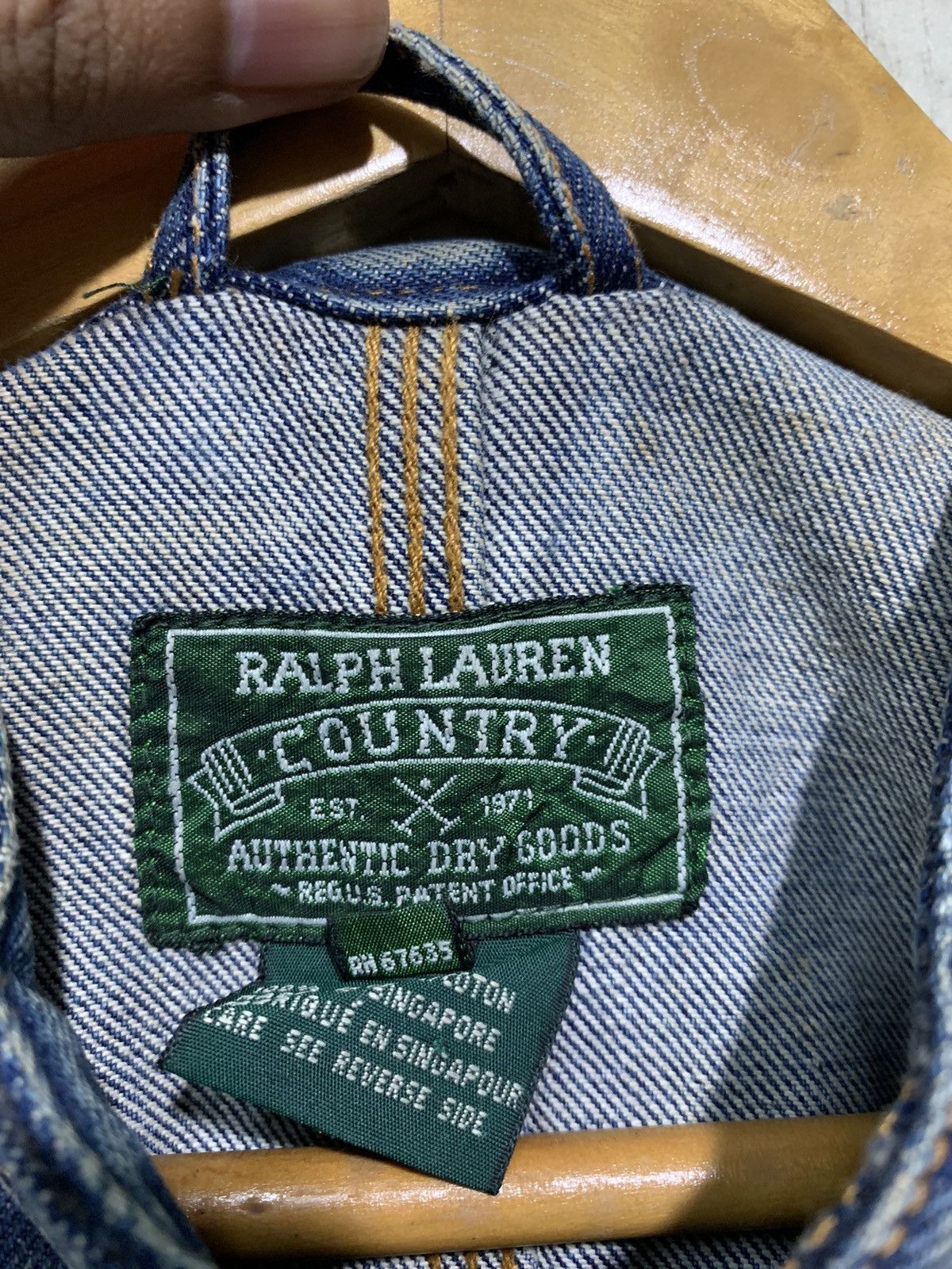 Polo Ralph Lauren × RRL Ralph Lauren 🔥VTG POLO COUNTRY DENIM CHORE JACKETS Size US L / EU 52-54 / 3 - 7 Thumbnail