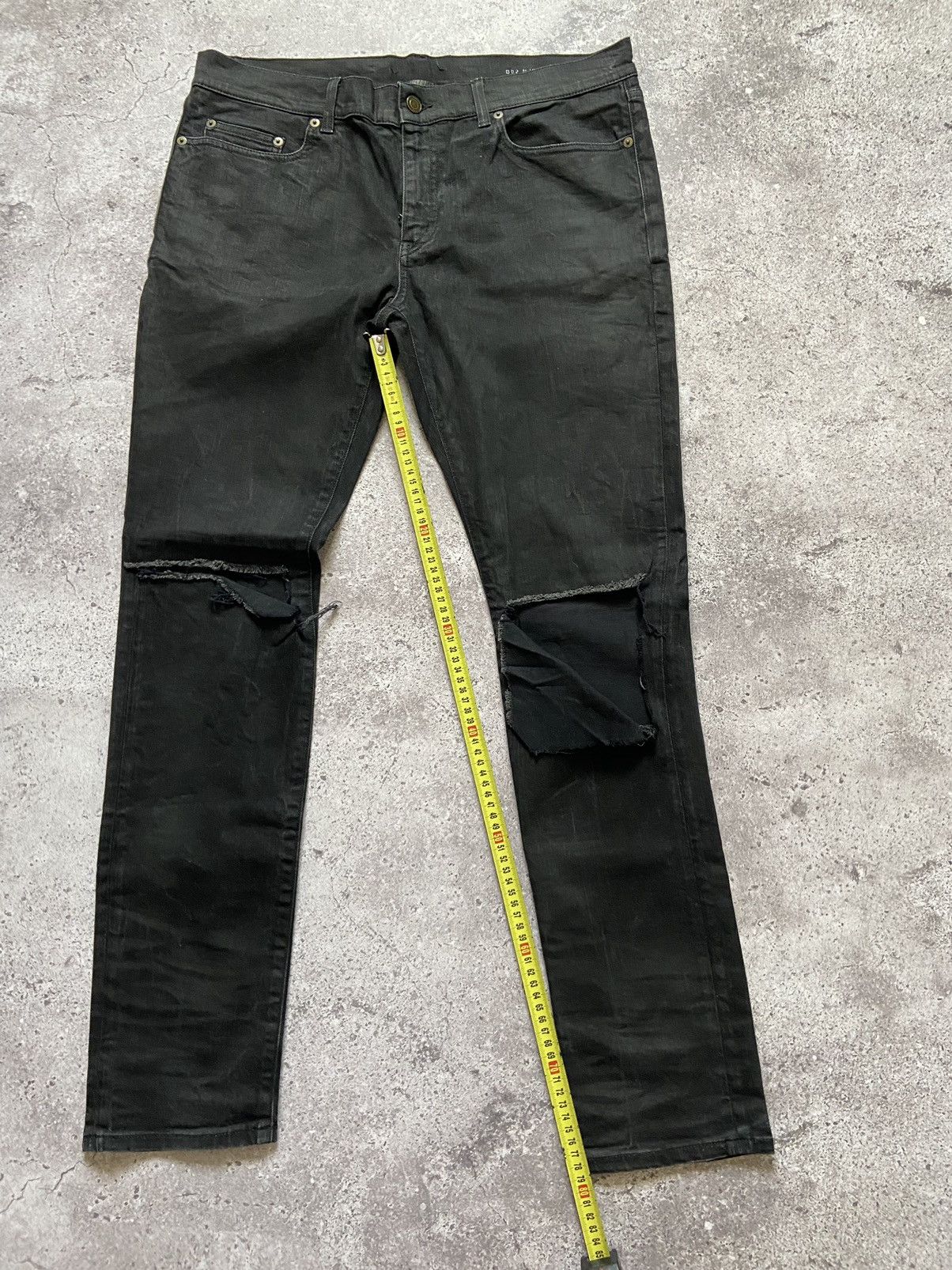 Yves Saint Laurent Yves Saint Laurent Black Jeans Size US 34 / EU 50 - 16 Thumbnail