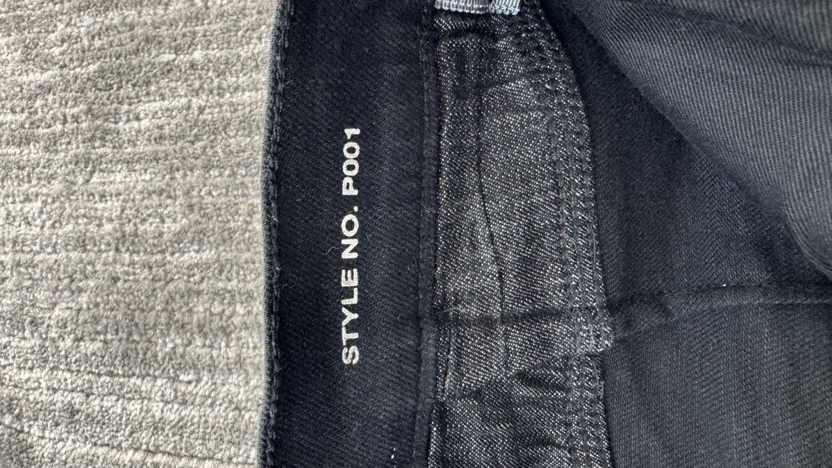 Purple Brand Black Denim Pants Foil Overlay Size US 32 / EU 48 - 4 Thumbnail