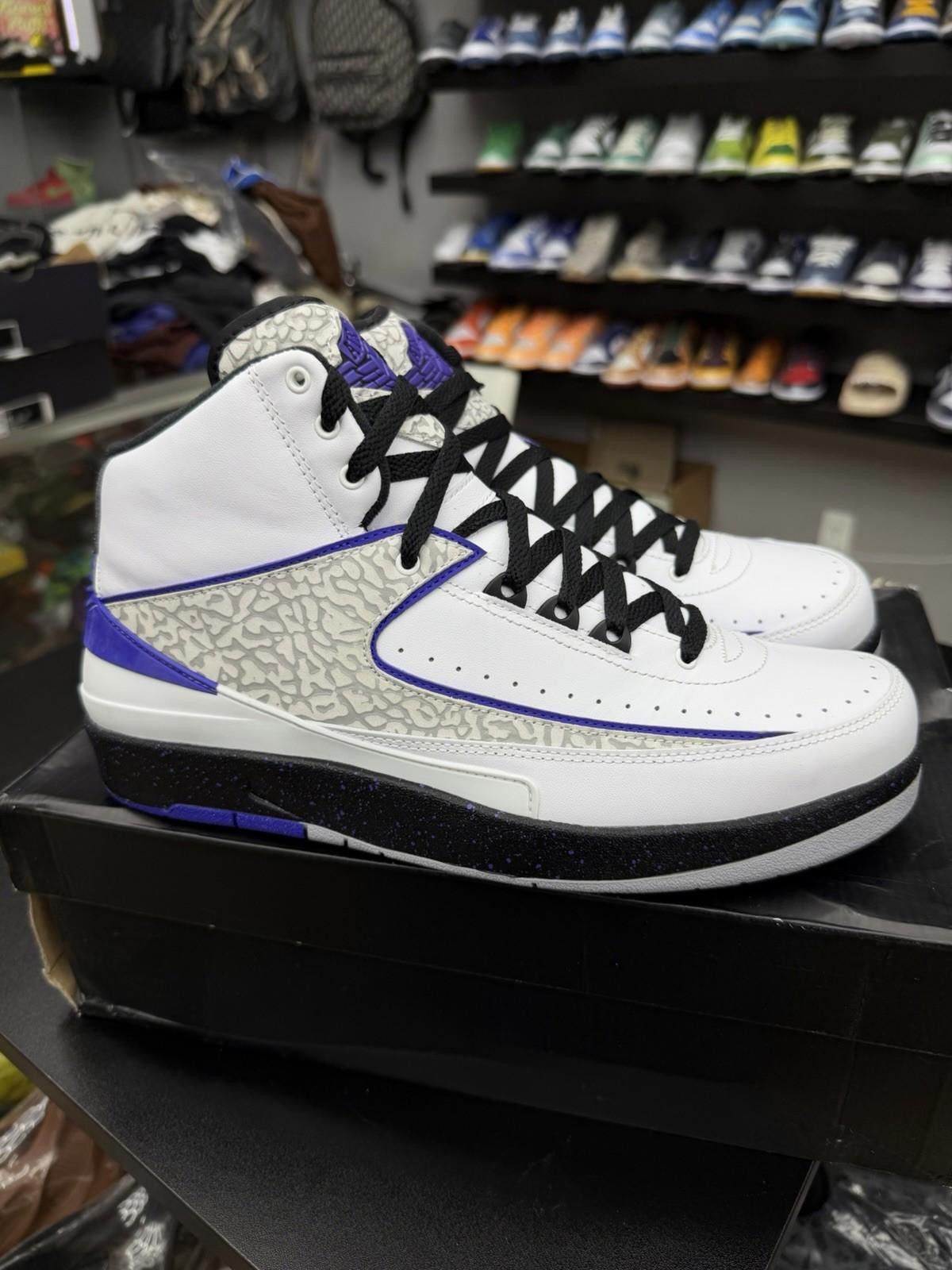 Jordan Brand Jordan 2 Retro Dark Concord (385475-153) Authentic Brand New Size US 10 / EU 43 - 3 Thumbnail