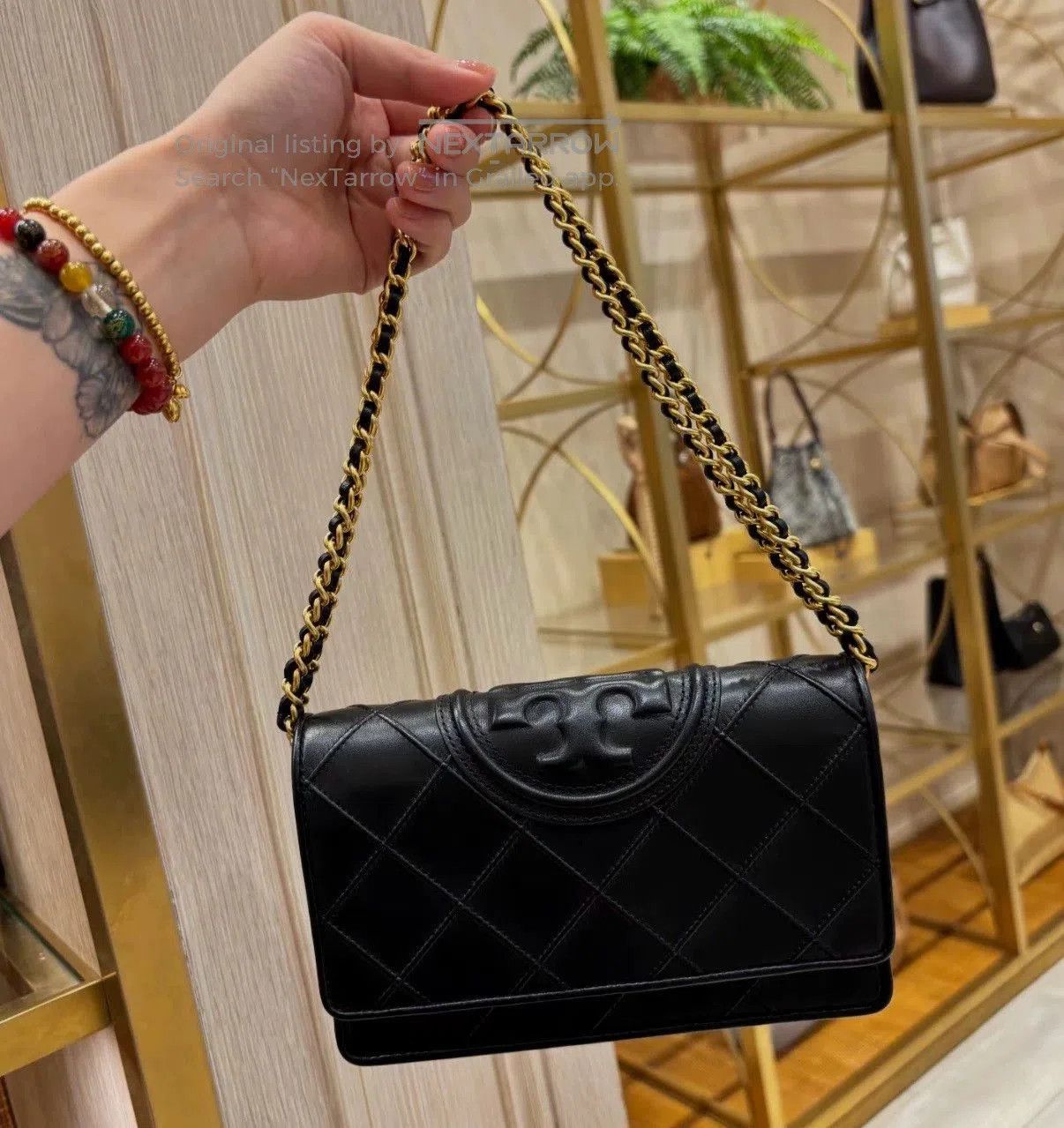 Tory Burch Tory Burch Fleming Black Chain Bag 19x4x12/ Size ONE SIZE - 2 Thumbnail