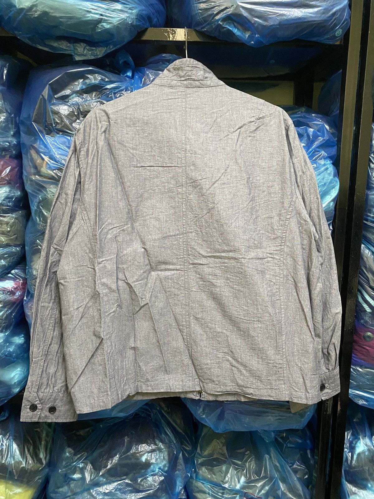 Kansai Yamamoto Vintage SISSY by Kansai Yamamoto Gray Cotton Zip Jacket Size US L / EU 52-54 / 3 - 11 Thumbnail