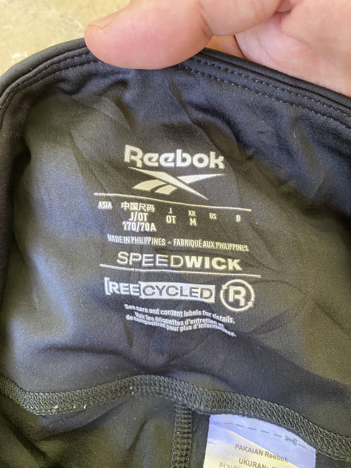 Reebok Reebok Speedwick Compression Leggings Cyber Activewear Size 26" / US 2 / IT 38 - 4 Thumbnail