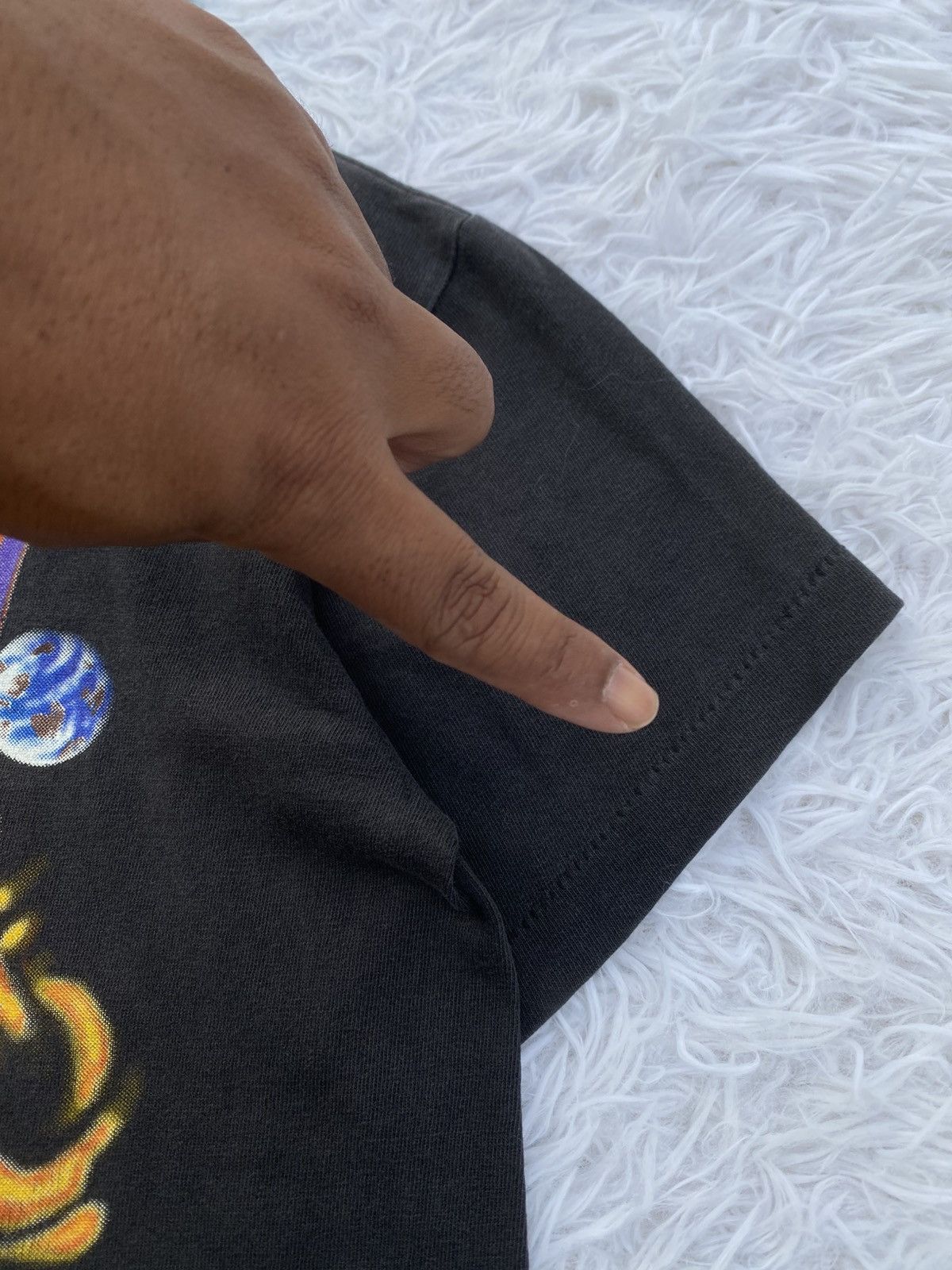 NBA Vtg 1993 Nutmeg Phoenix Suns Big Logo Fire Outer Space Tee Size US M / EU 48-50 / 2 - 11 Thumbnail