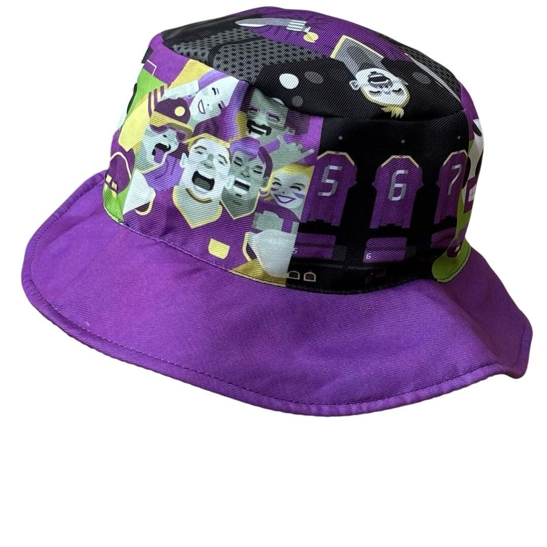 Other Purple Soccer Bucket Hat Size ONE SIZE - 3 Thumbnail
