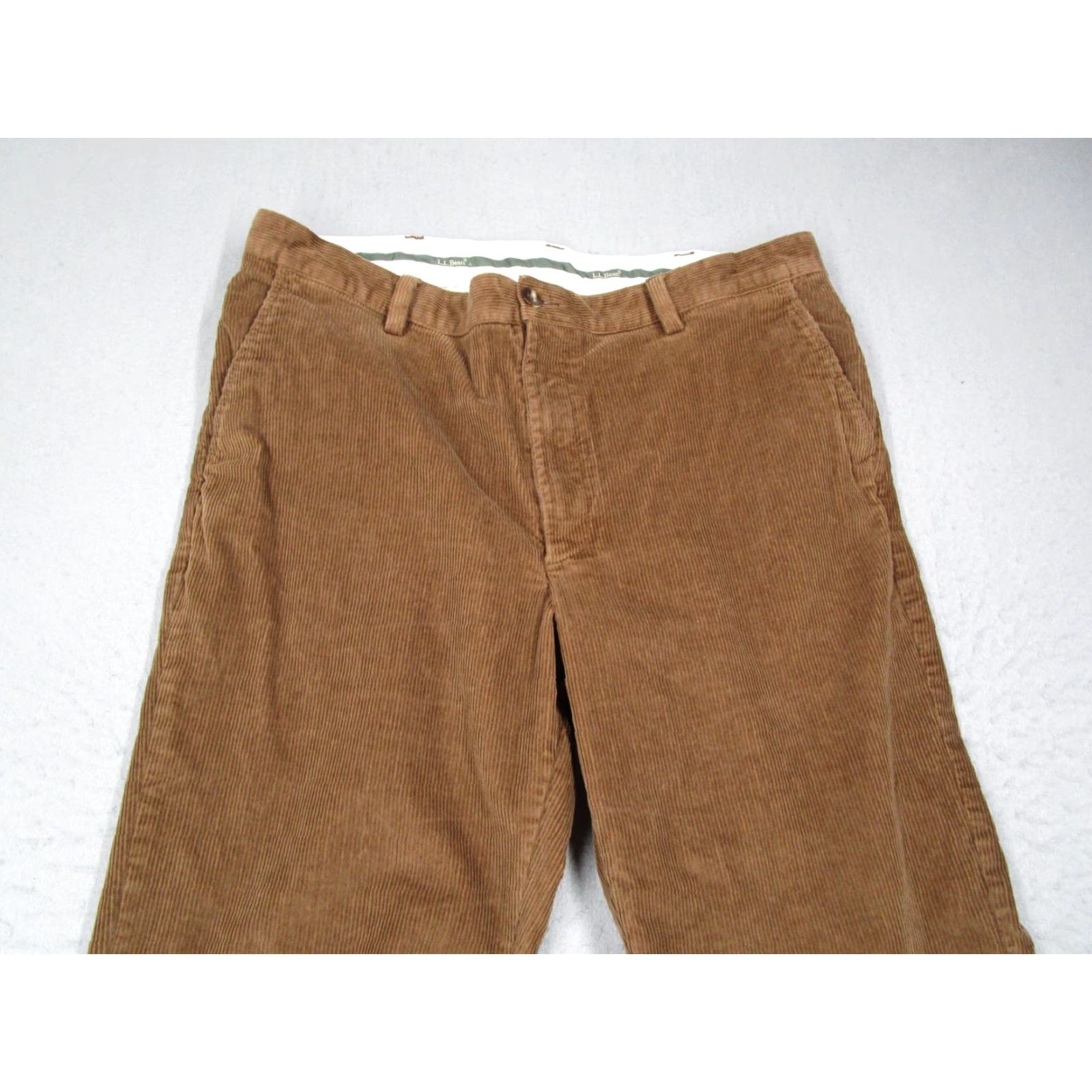 Vintage L.L. Bean Classic Corduroy Pants Mens 38 Brown 5-Pocket Chino Work 38x32 Size US 38 / EU 54 - 2 Thumbnail