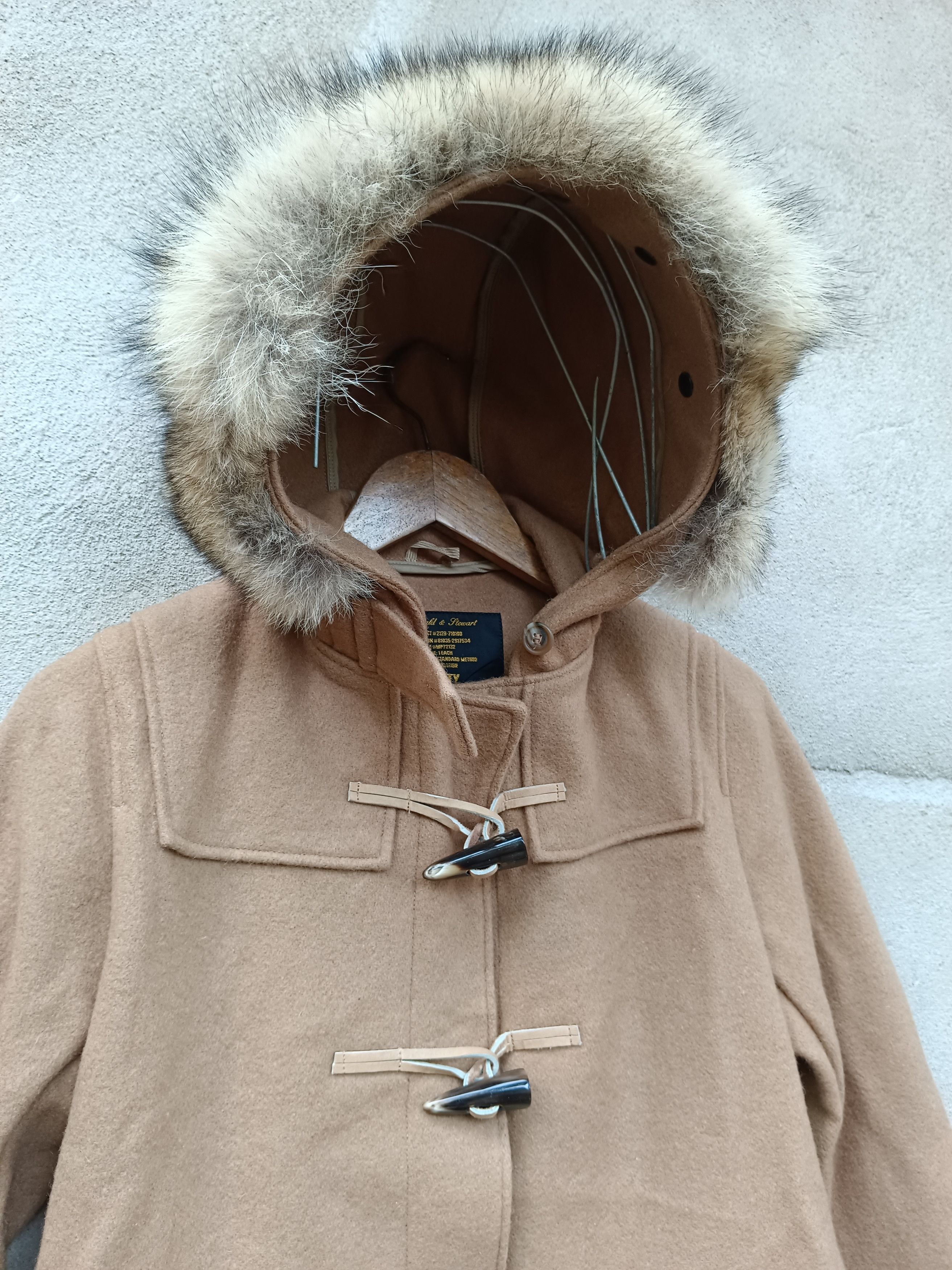 Fidelity × If Six Was Nine × Le Grande Bleu (L.G.B.) Fidelity Fur Coyote Hood Toggle Coat Size US M / EU 48-50 / 2 - 7 Thumbnail