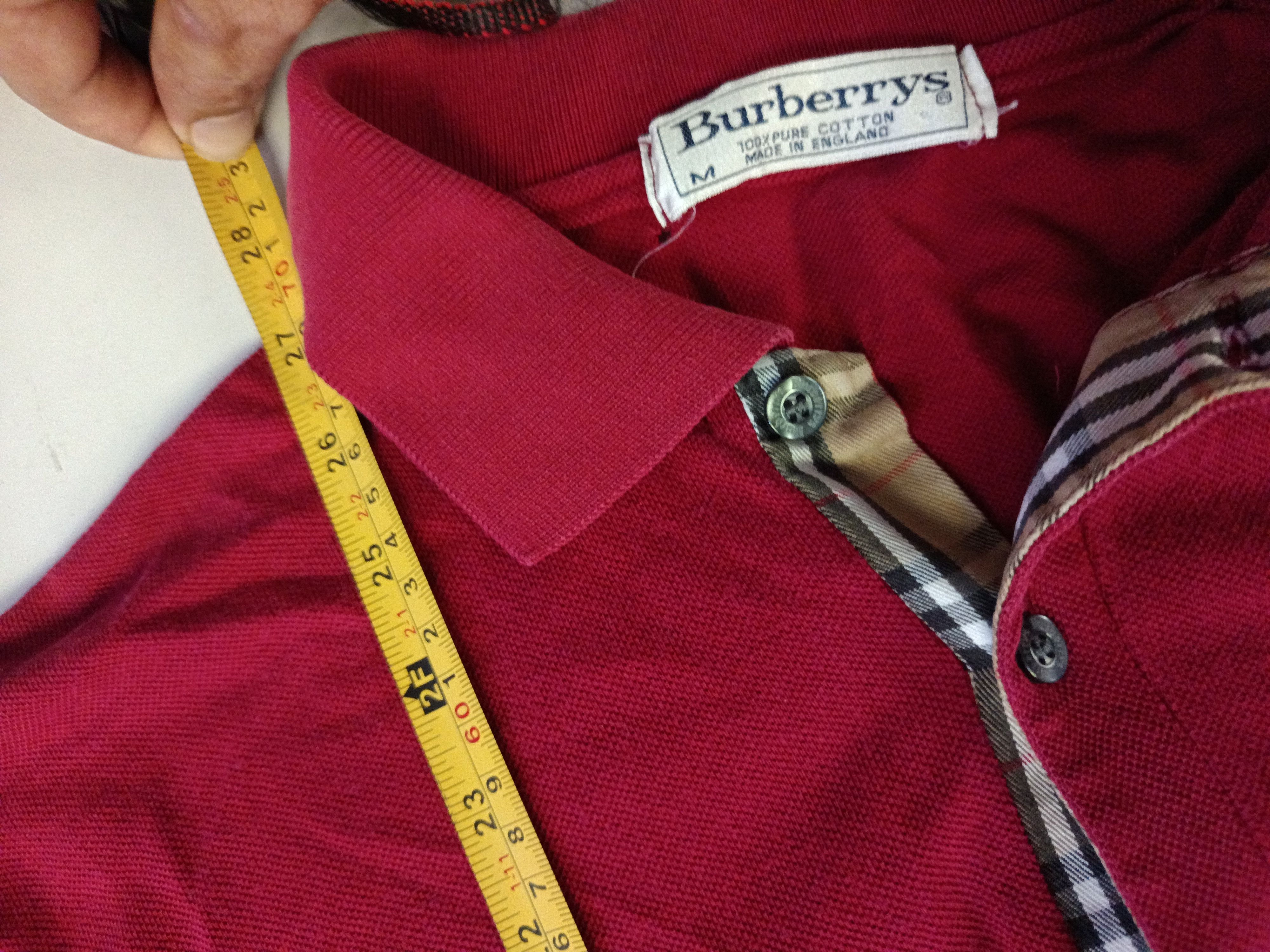 Burberry Vintage 80s burberry s polo Size US M / EU 48-50 / 2 - 5 Thumbnail