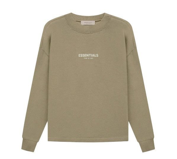 image of Fw22 Essentials Relaxed Crewneck Oak in Beige, Men's (Size XL)