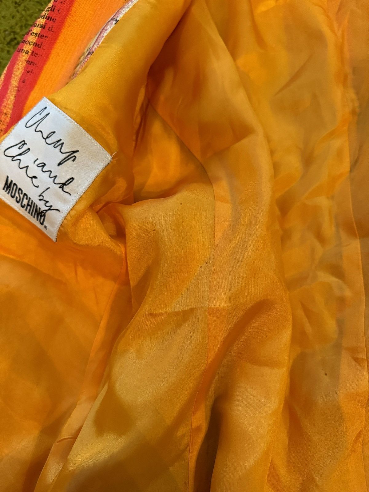 Moschino Moschino 1997 archive vintage recipe striped coloured blazer Size L / US 10 / IT 46 - 7 Thumbnail